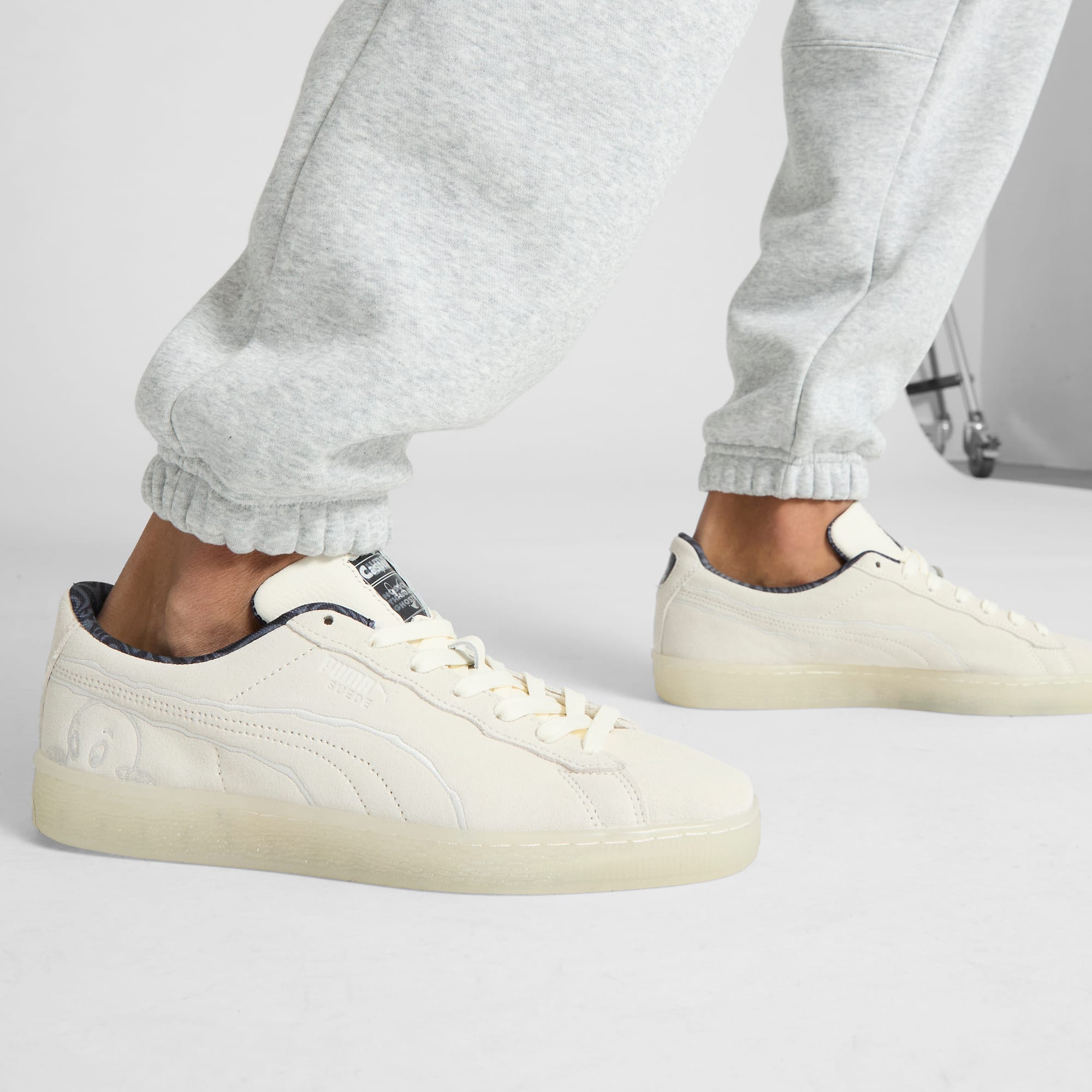 Puma suede men white discount