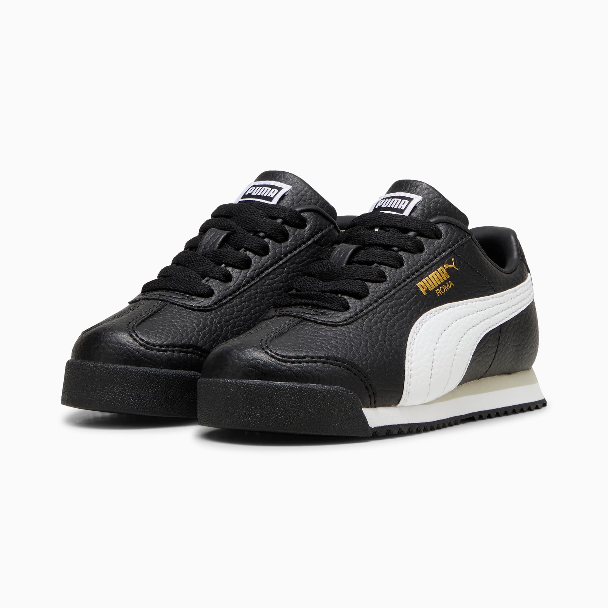 Black puma roma shoes top
