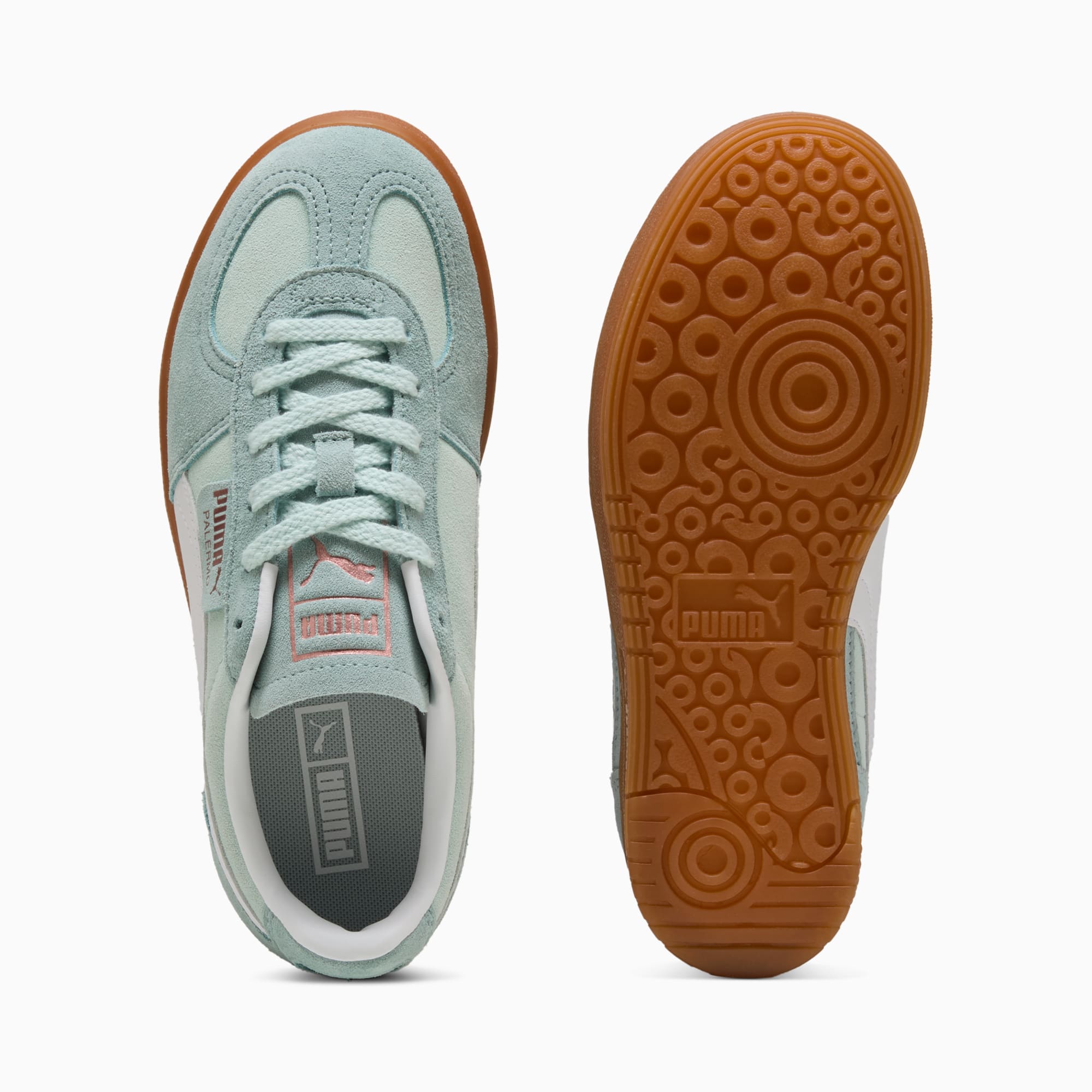 PUMA★PALERMO ELEVATA WNS★厚底★COLD GREEN-GUM Puma Palermo Elevata Wns Cold Green Gum Women Casual