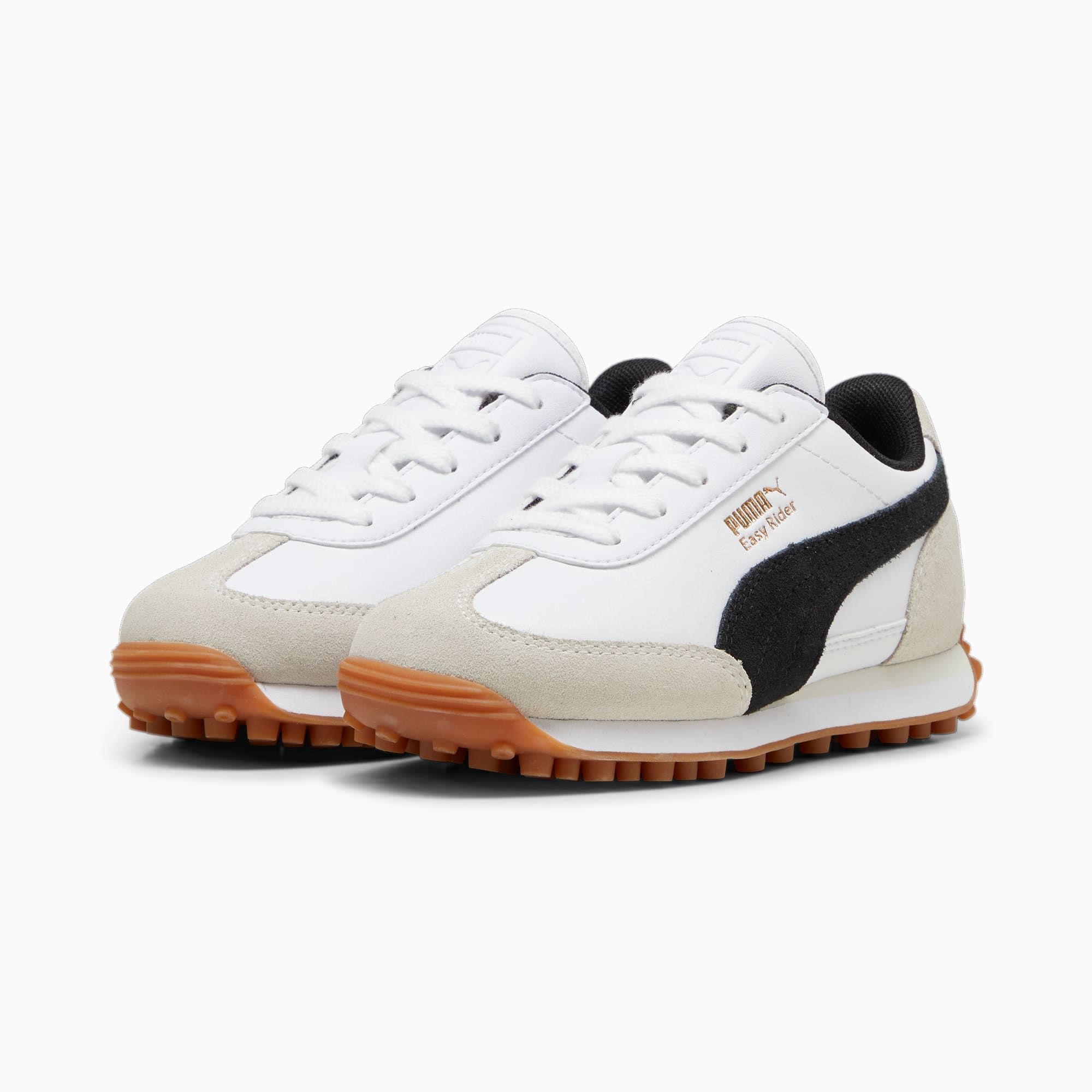 Easy Rider Mix Sneakers Kids, PUMA White-PUMA Black, large