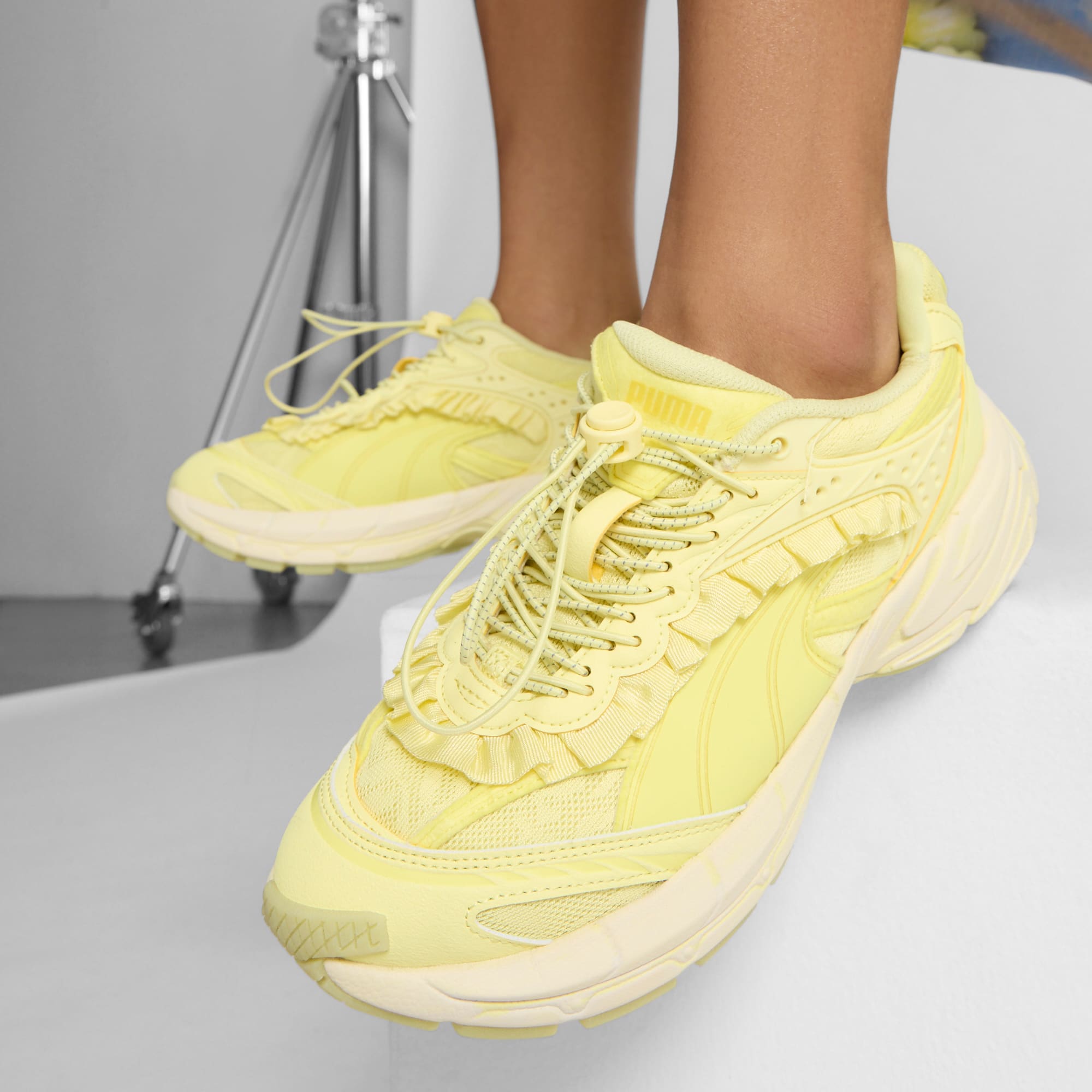 PUMA x COLLINA STRADA Velophasis Yellow Vintage Women s Sneakers