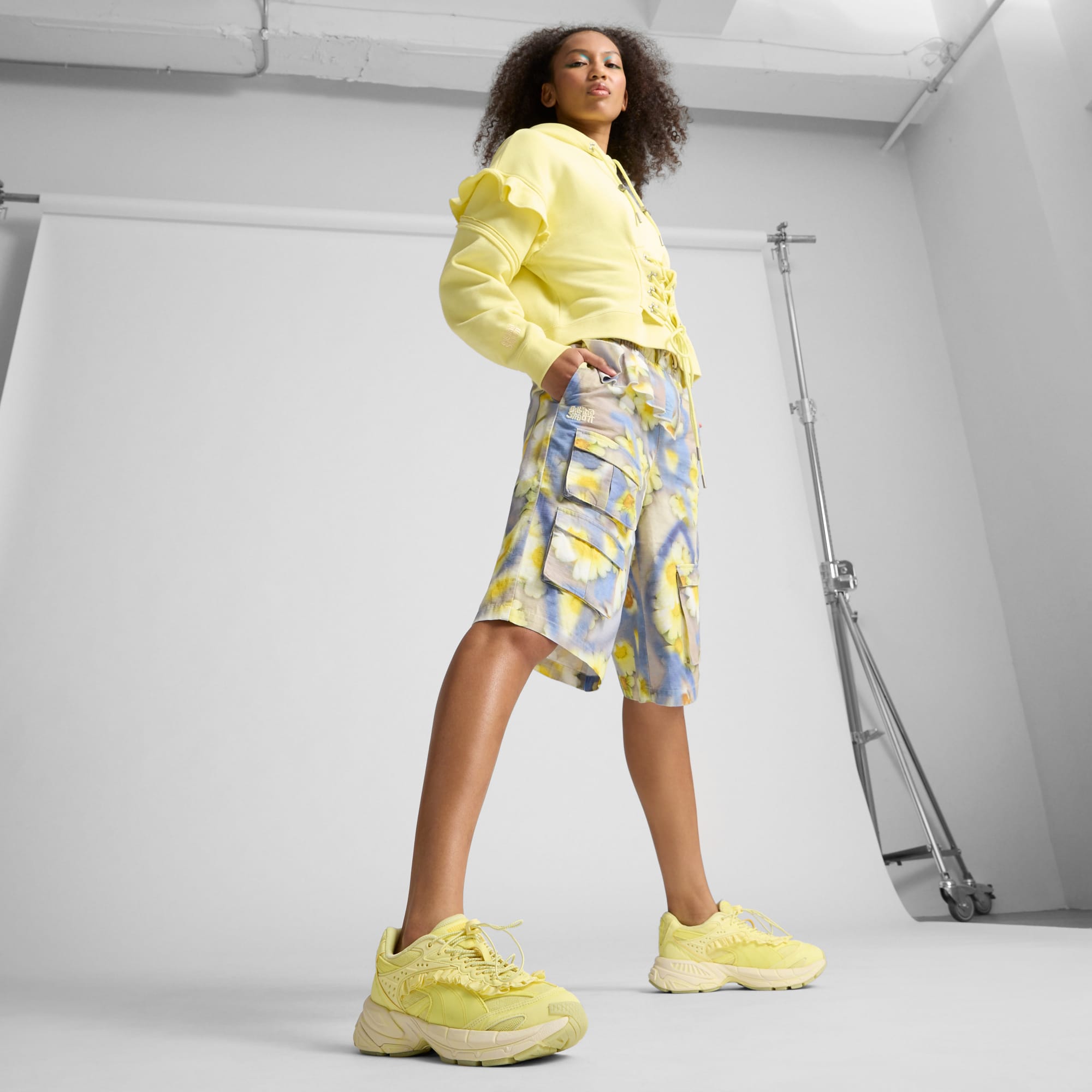 PUMA x COLLINA STRADA Velophasis Yellow Vintage Women s Sneakers PUMA