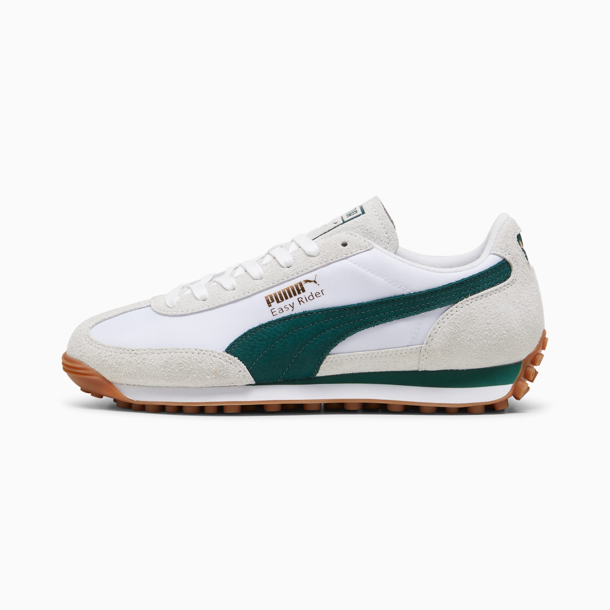 Easy Rider nylon uniseks sneakers, PUMA White-Dark Myrtle, large