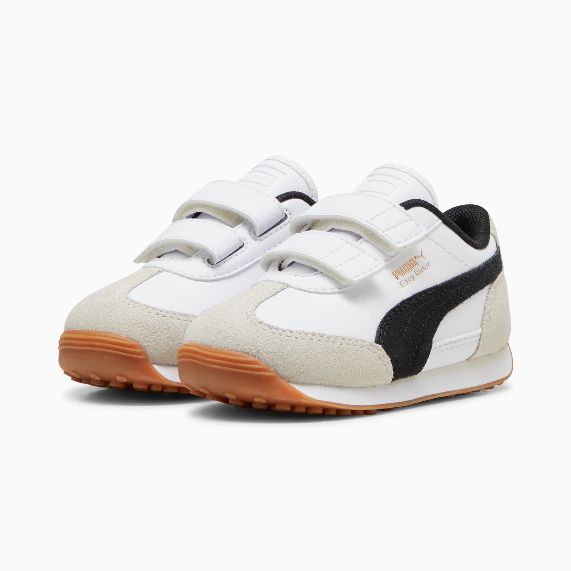 Puma Easy Rider Mix Toddlers Sneakers White Black 4