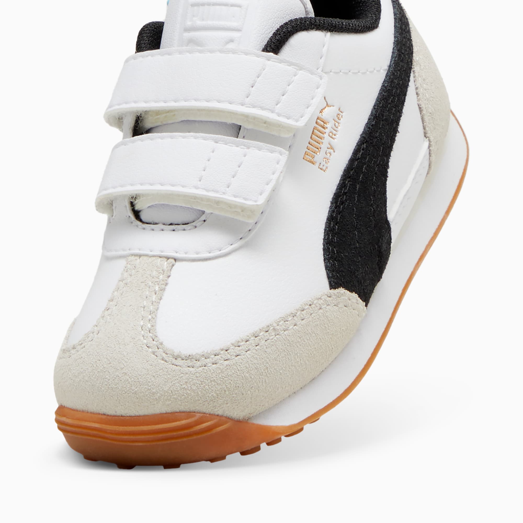 Puma Easy Rider Mix Toddlers Sneakers White Black 4