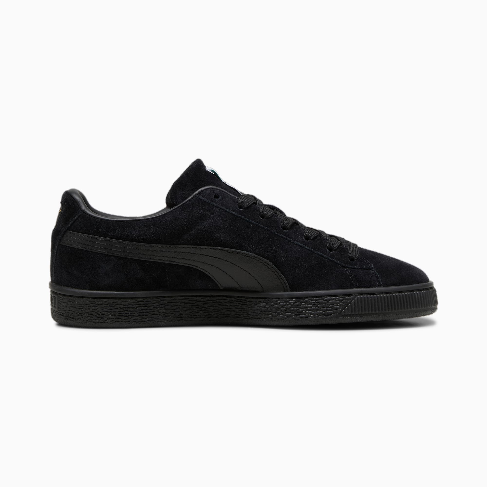 Puma plain black shoes new arrivals