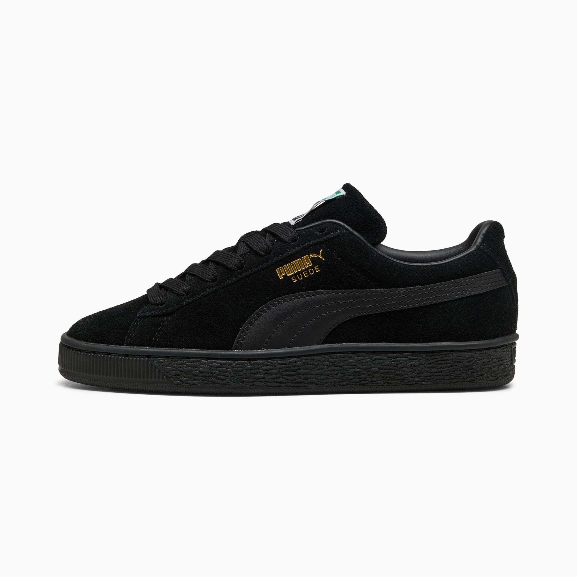 Suede Classic Sneakers Youth, PUMA Black-PUMA Black, large