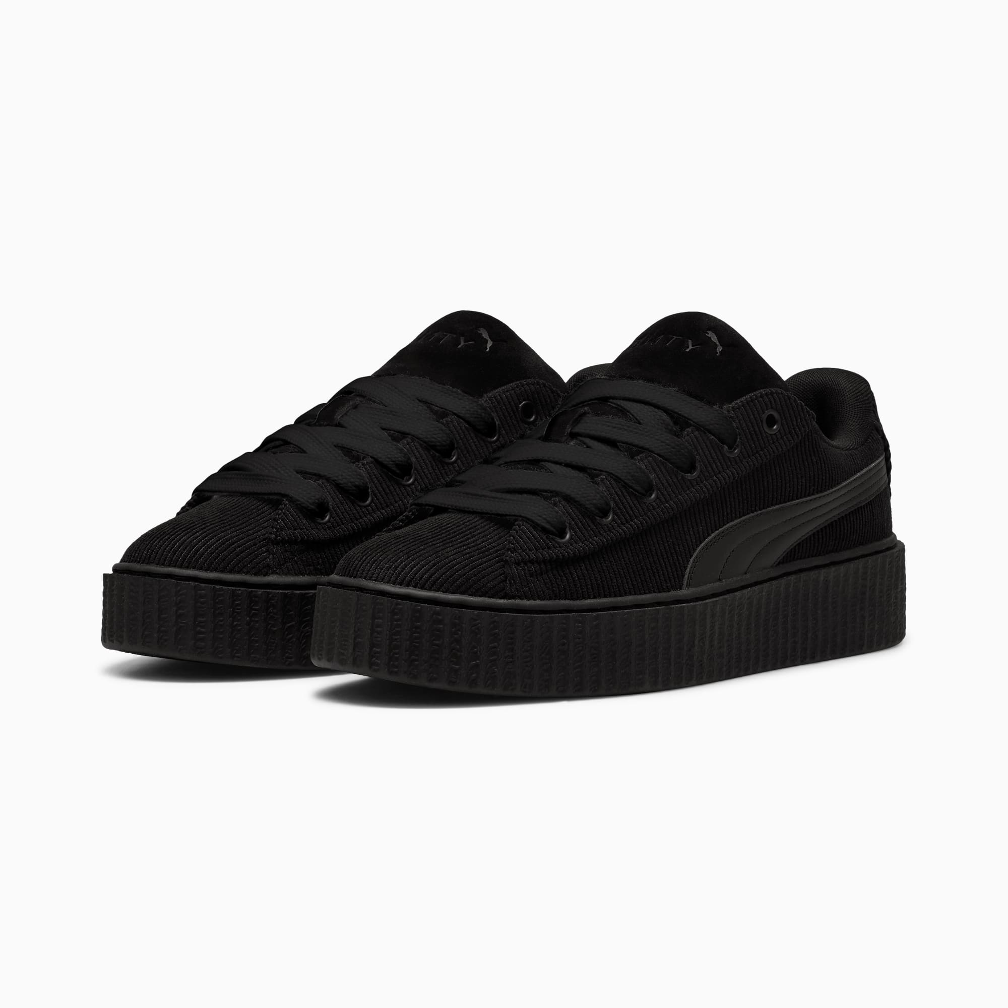 Grey fenty puma creepers on sale