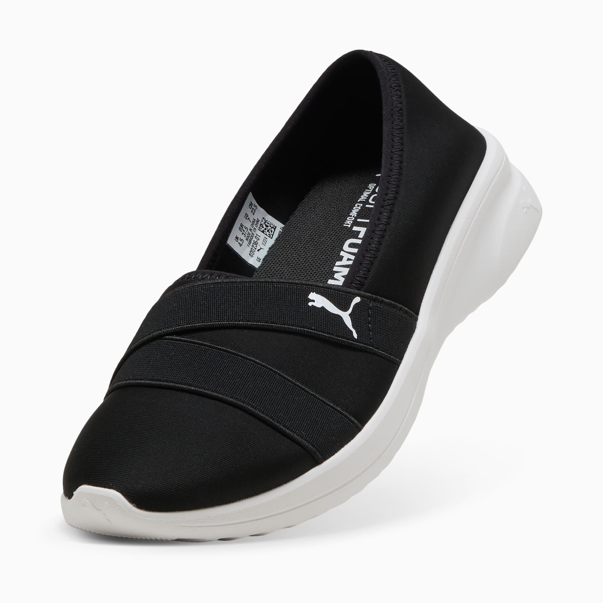 Puma milano slip on sneakers black outlet
