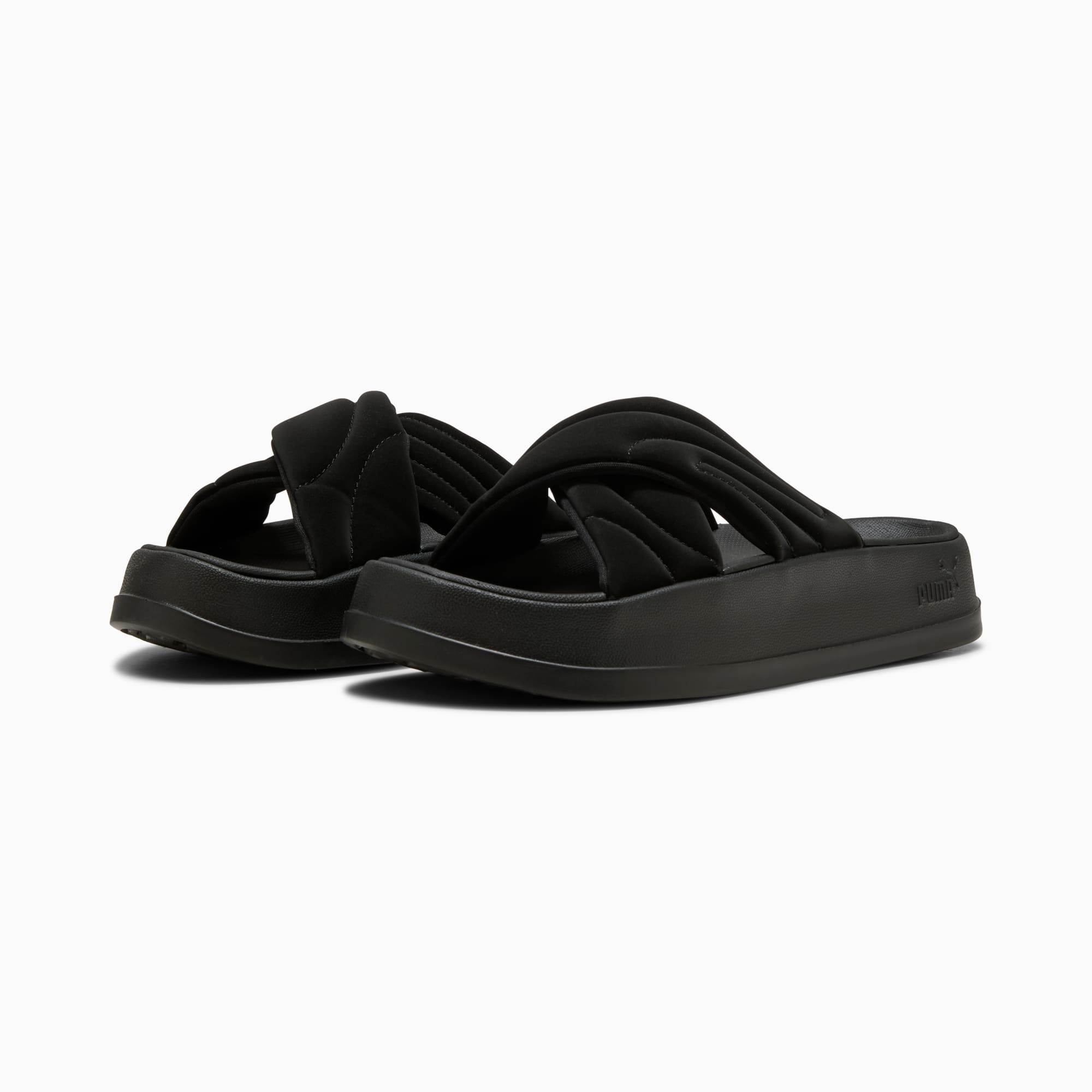 Leadcat Platform Sandals Women | PUMA Black-Cool Dark Gray
