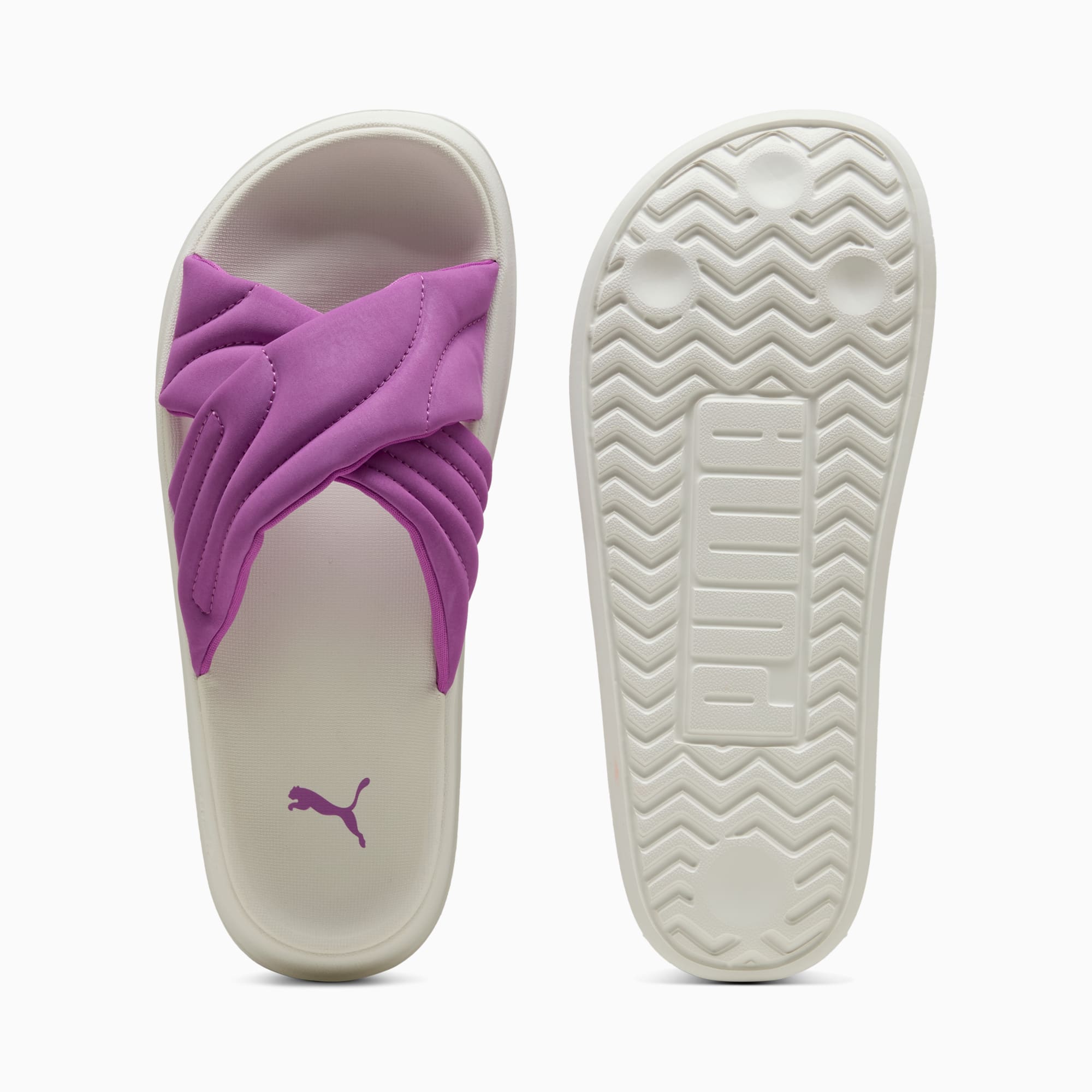Leadcat Platform Sandals Women, Wild Berry-Warm White, large-SEA