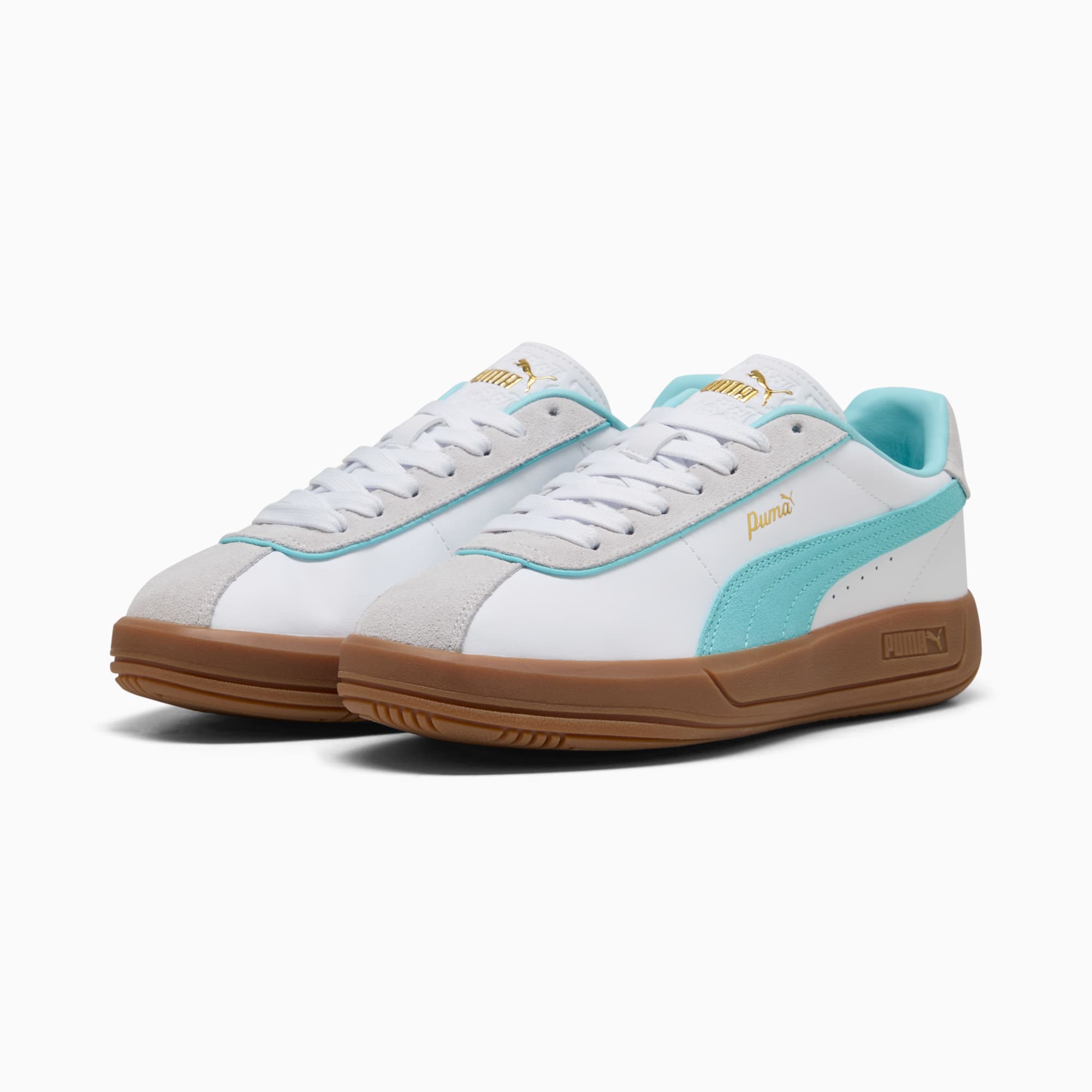 PUMA Club Klassika Sneakers Women, PUMA White-Safe Lake-Feather Gray, large