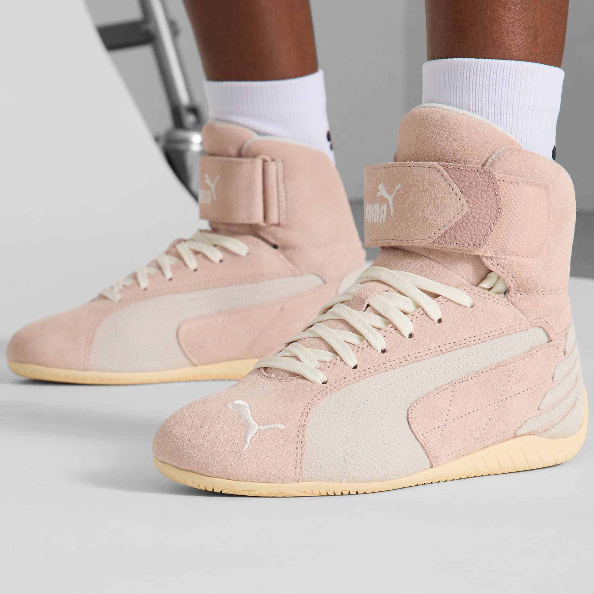 PUMA ☆ Speedcat Mid 'Rose Quartz' Puma Speedcat Mid Rose Quartz Warm White Men's - 400384-03 - US
