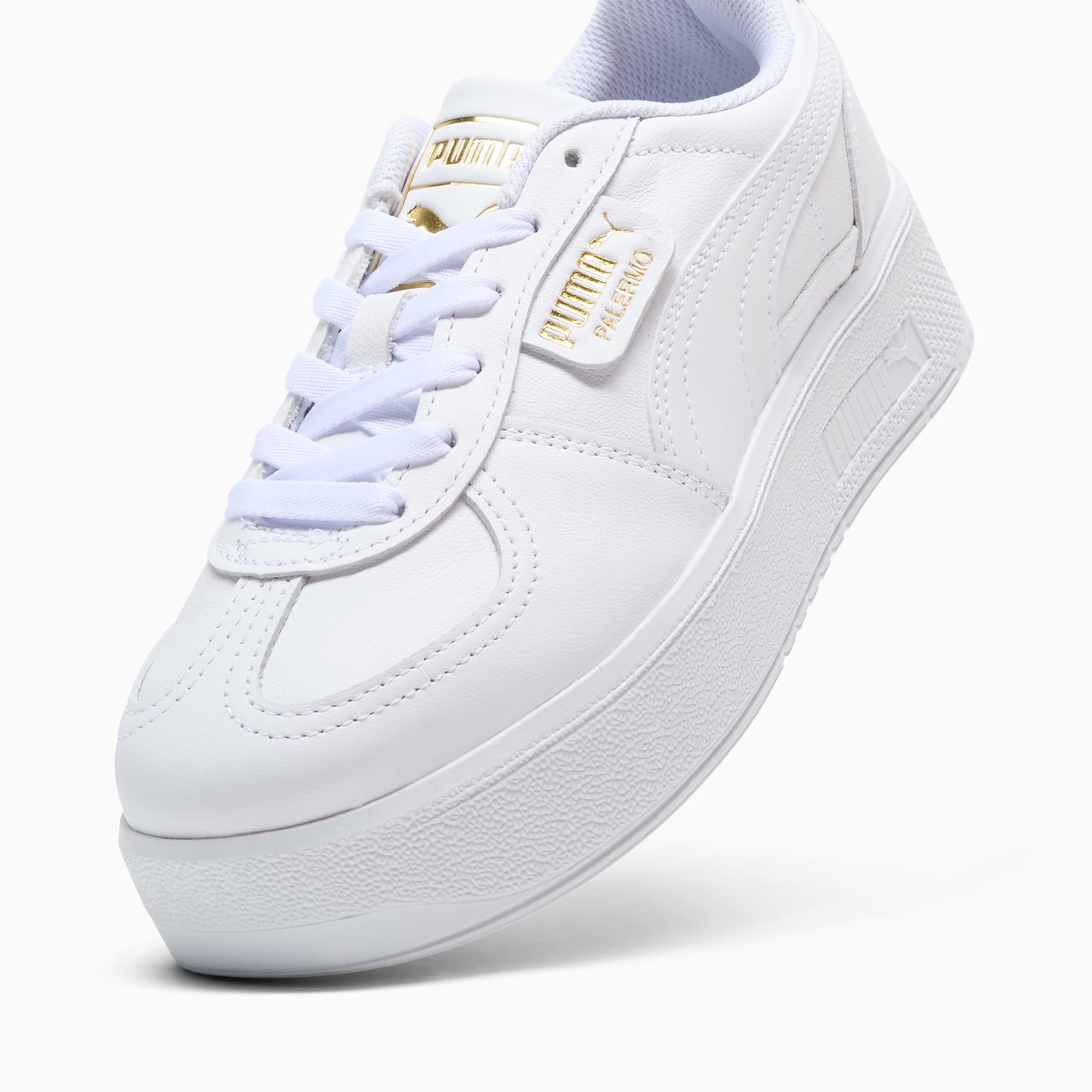 スニーカー ^PUMA^ Palermo Elevator Leather Womens White 40046102 400461 Palermo Elevata Leather Sneakers Women | | PUMA