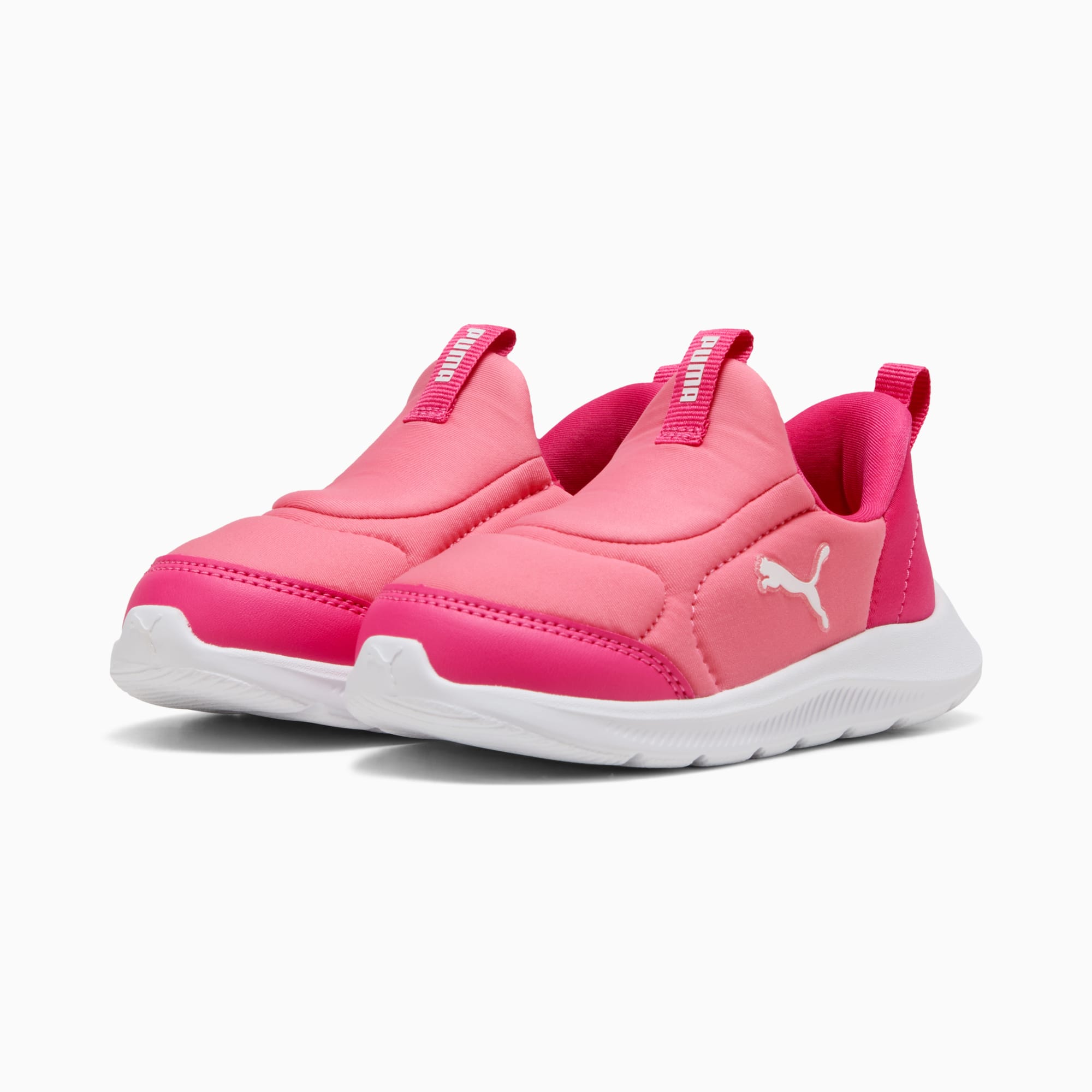 Puma Fun Racer 2 SLIPTECH Shoes Toddlers, Magic Rose-PUMA White, large