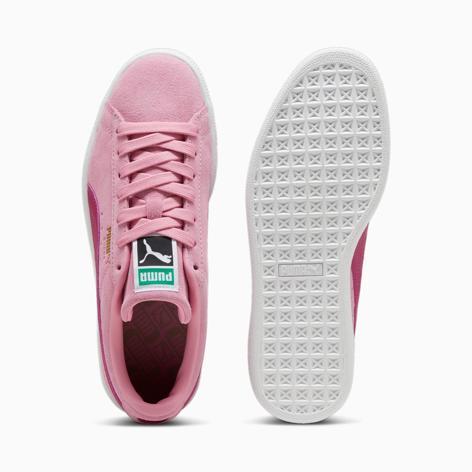 Womens puma red suede classic trainers on sale