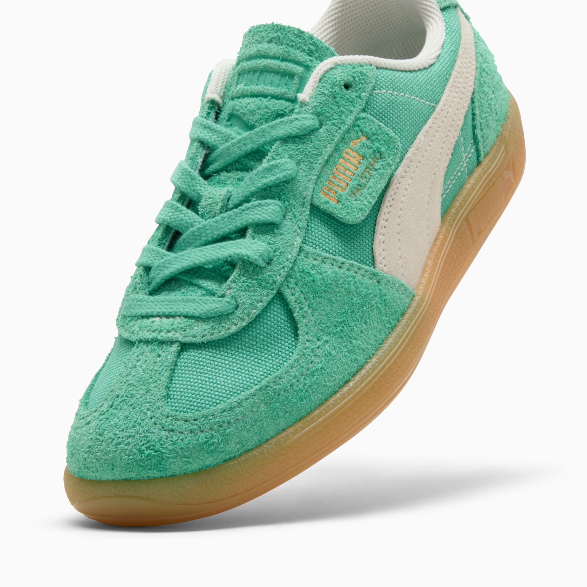 Puma Women s Green Palermo Vintage Sneakers Size 7.5