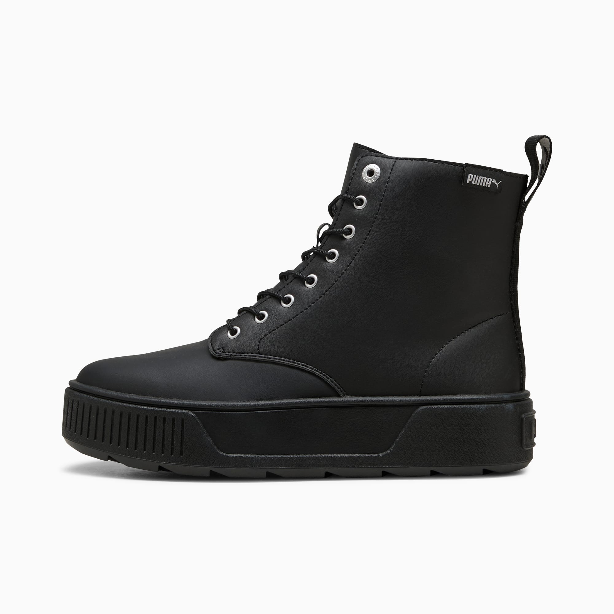Puma boots leather discount