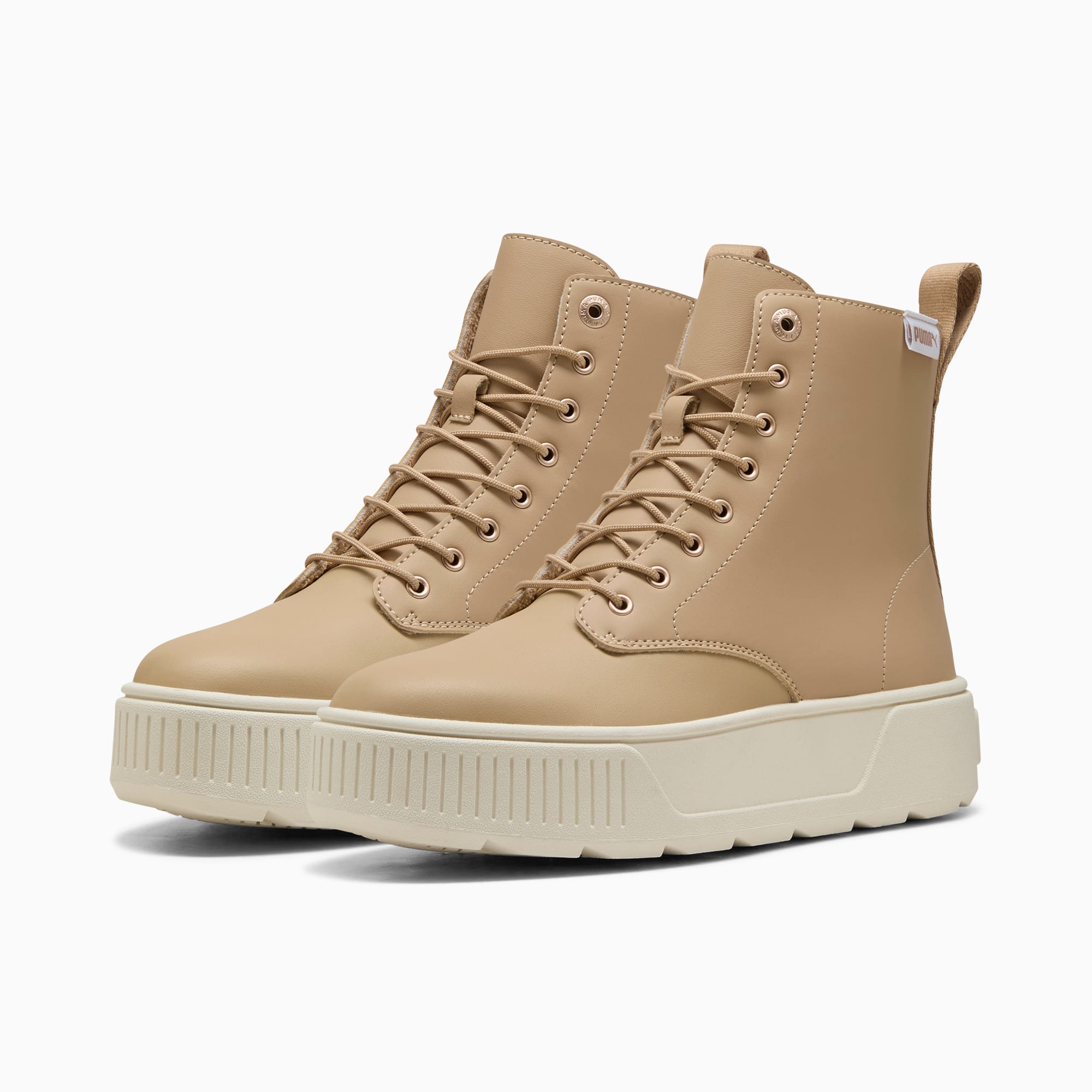 Karmen Boots Women, Sand Dune-PUMA Gold, large