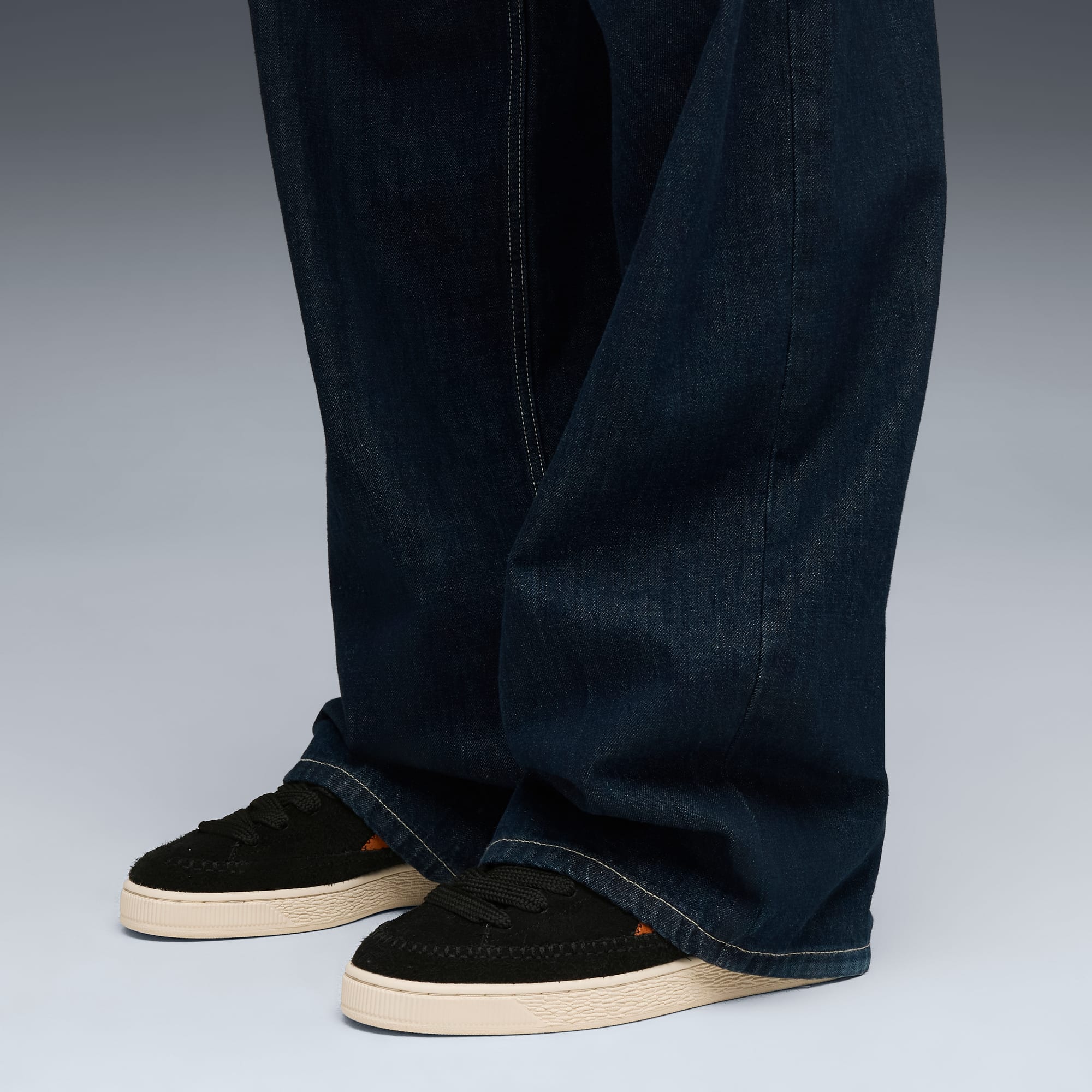 Suede Moccasin Sneakers Unisex, PUMA Black-Brandy, large