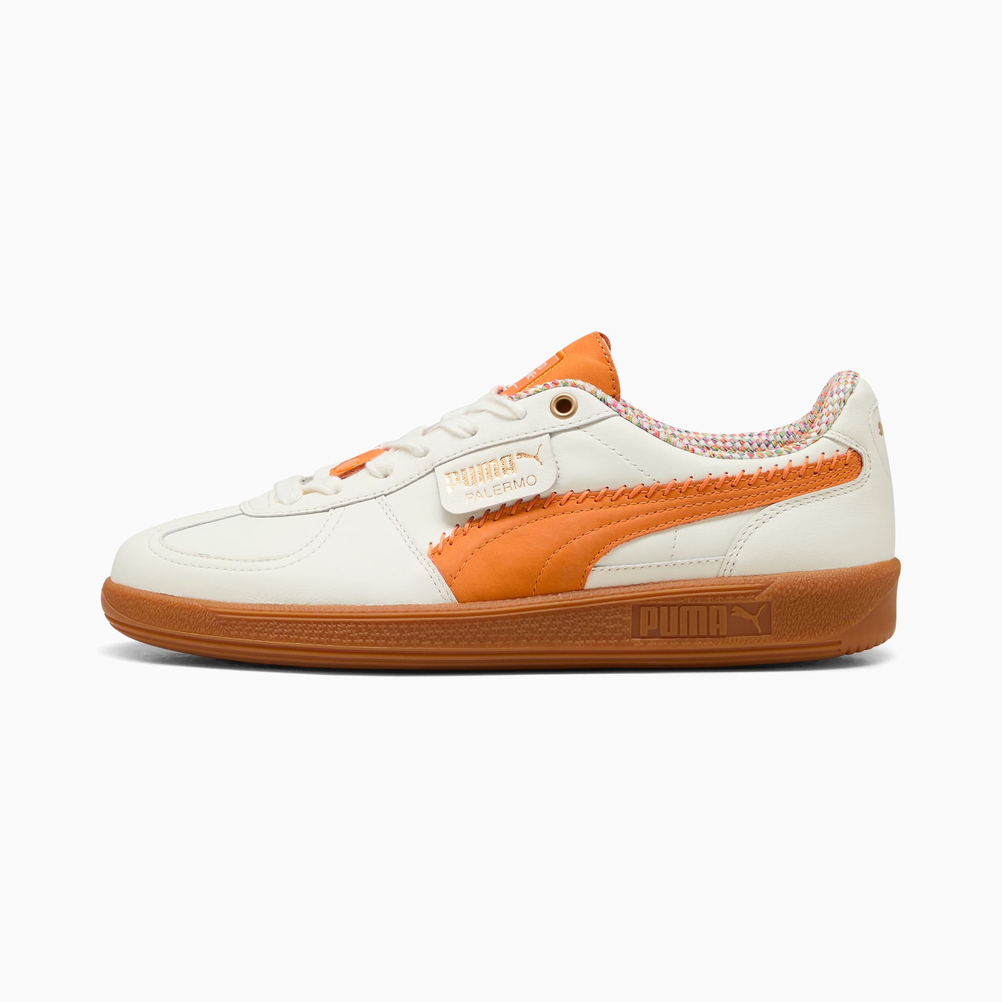 PUMA x SQUID GAME Palermo Sneakers Unisex, Warm White-Pumpkin Pie, large-SEA