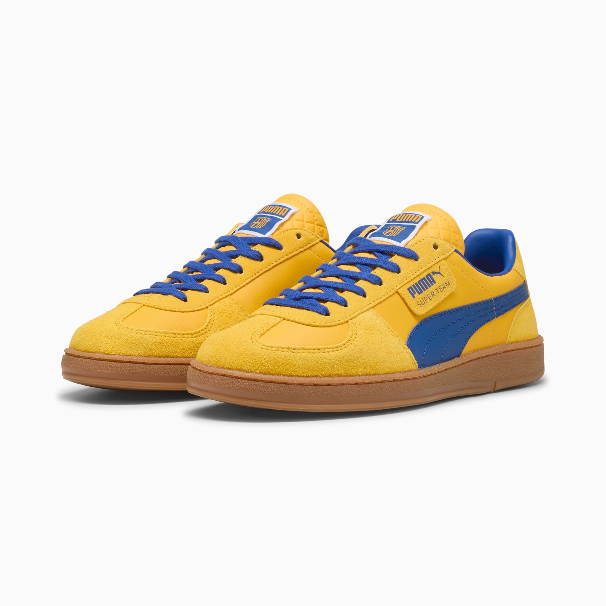 Puma shoes blue and yellow clearance