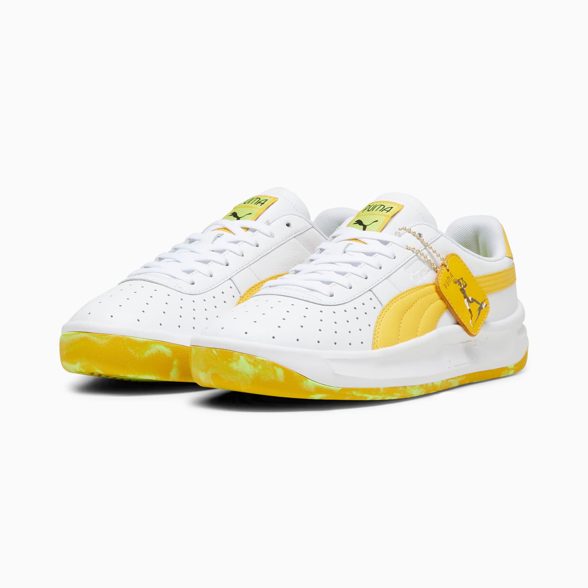 Puma white red blue yellow shop