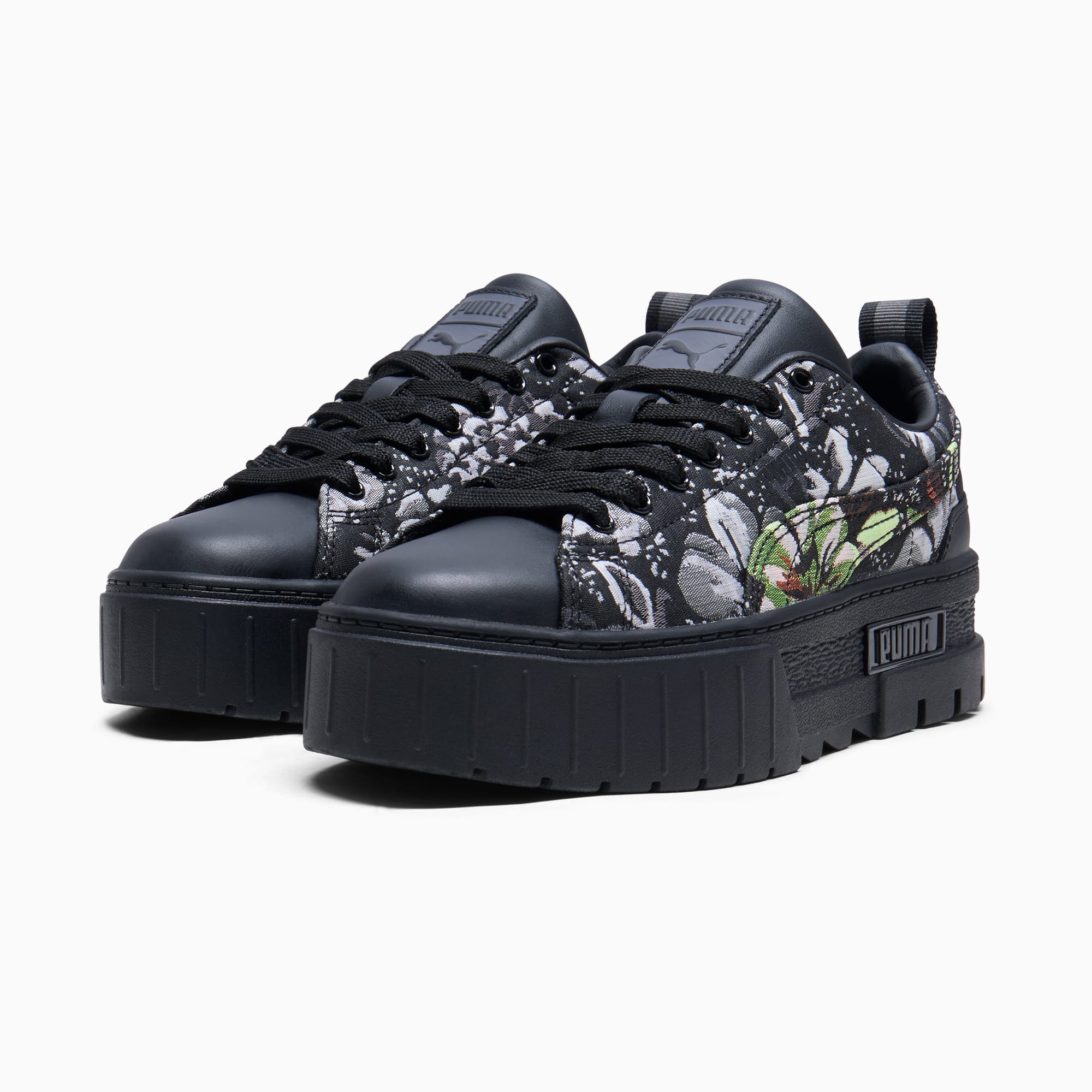 Puma suede floral platform hotsell