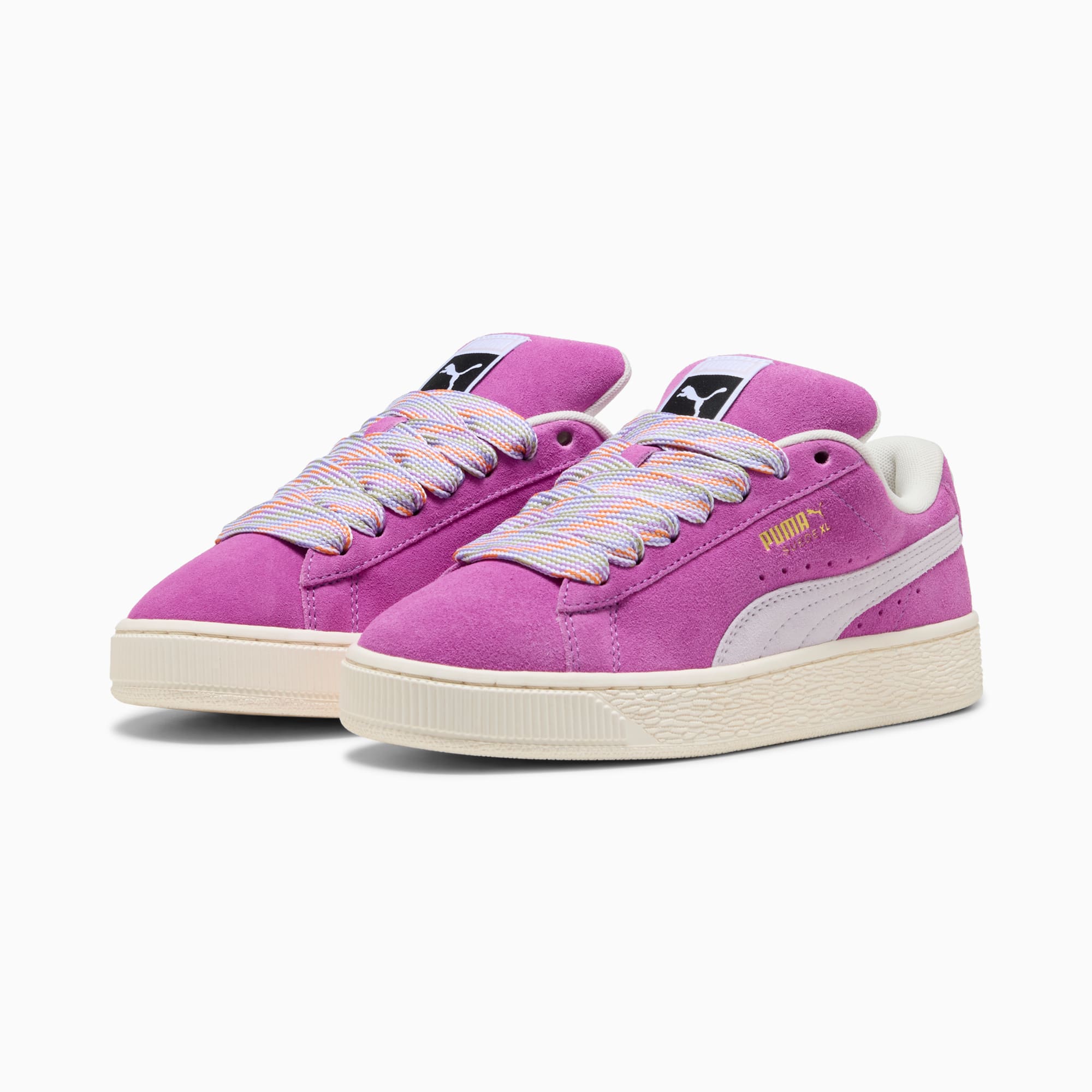 Suede XL Lace II Sneakers Women, Wild Berry-Lilac Frost, large