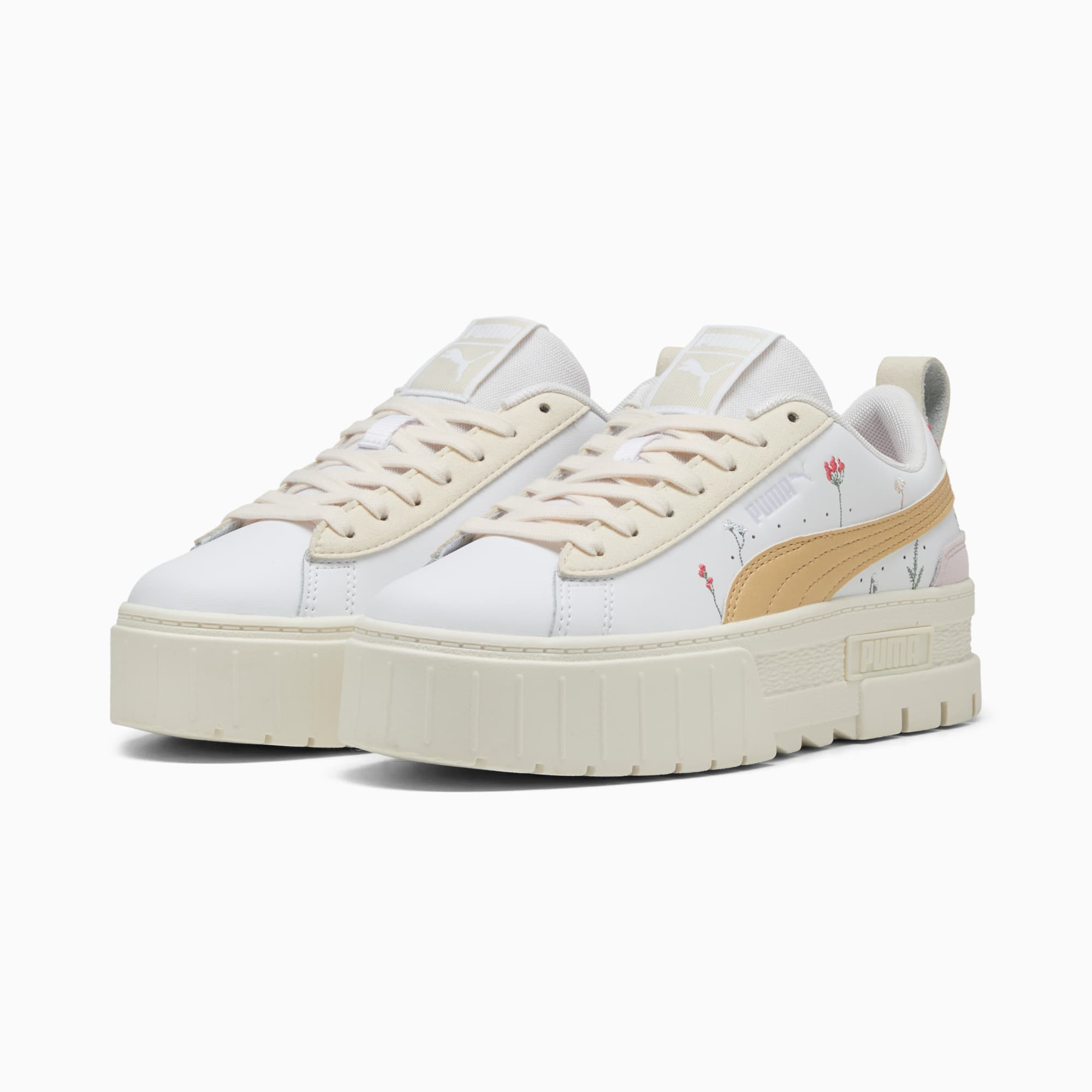 Mayze Secret Garden sneakers voor dames, PUMA White, large
