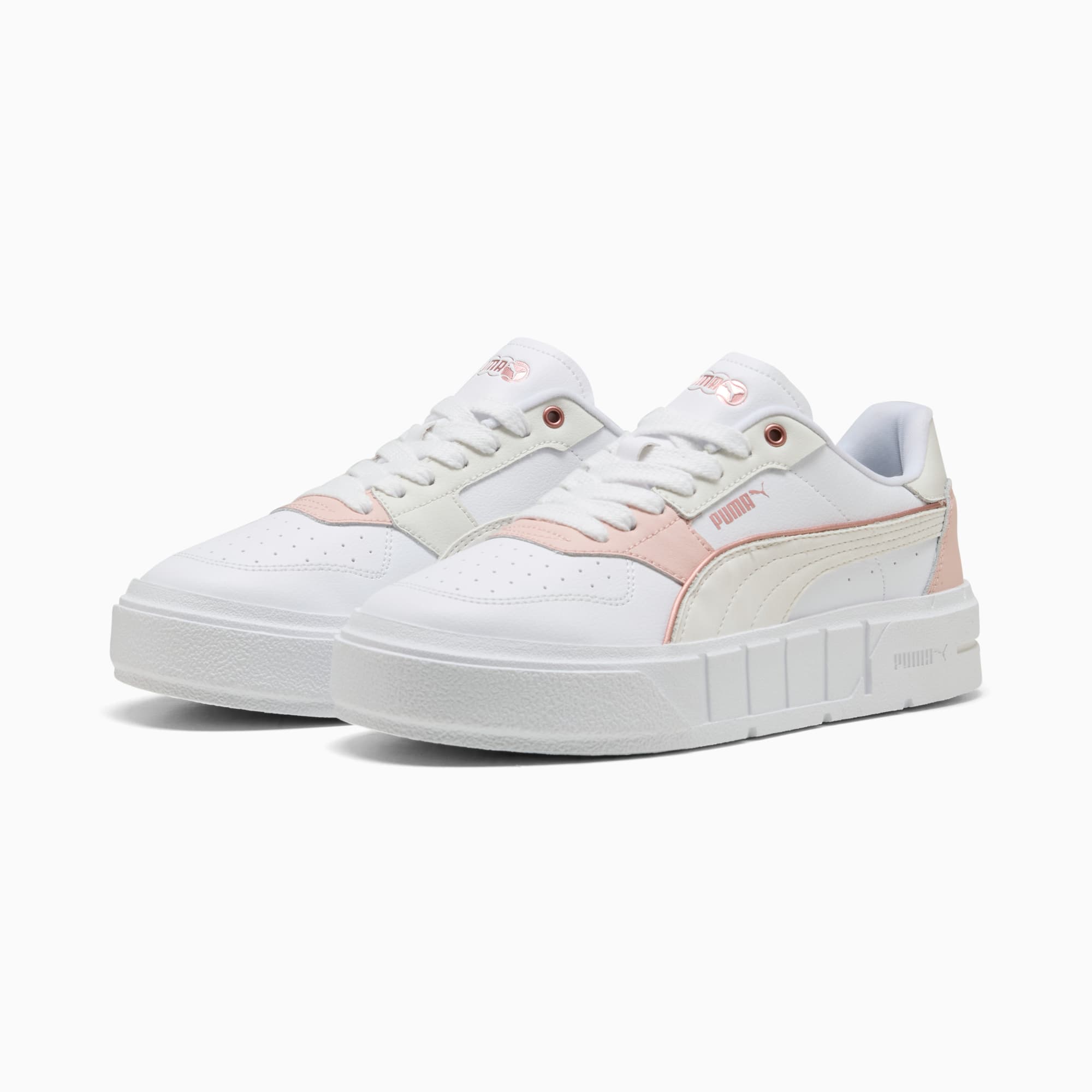 Cali Court Luxe Sneakers Women, PUMA White-Frosted Ivory, large