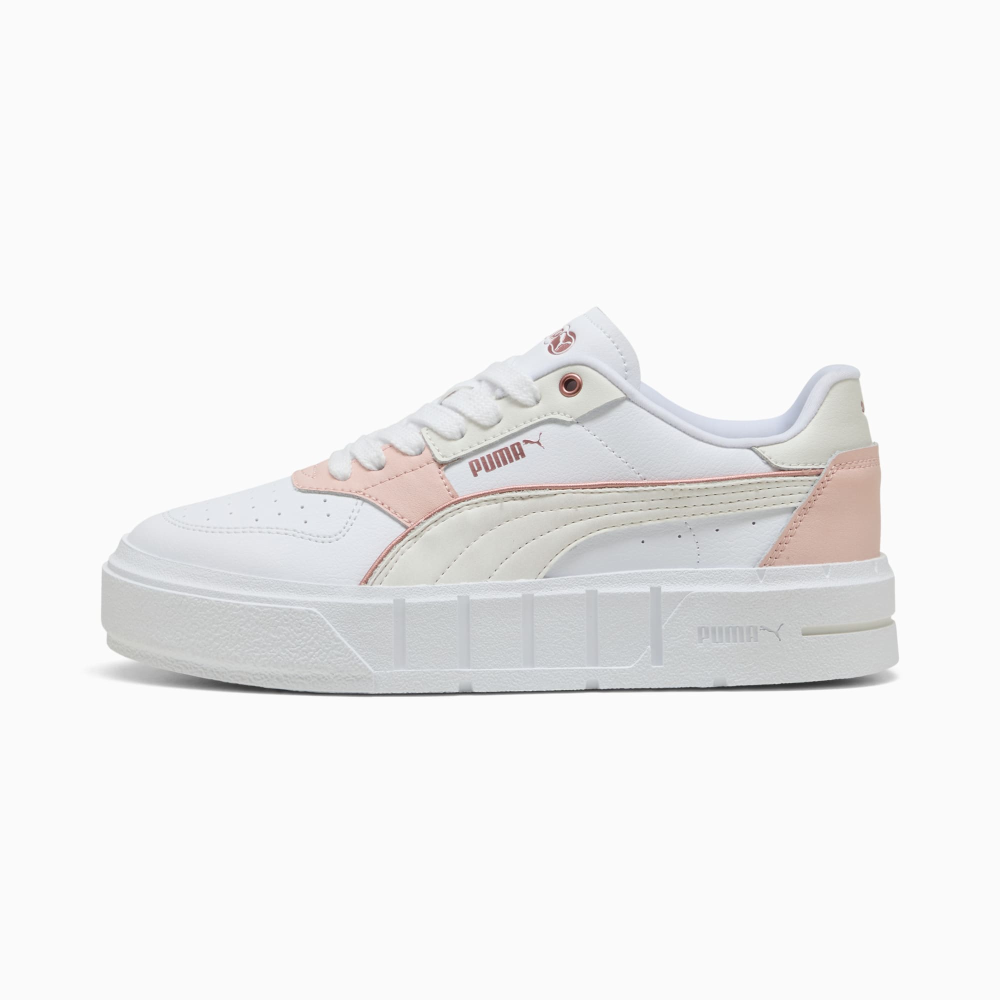 Cali Court Luxe Sneakers Women, PUMA White-Frosted Ivory, large