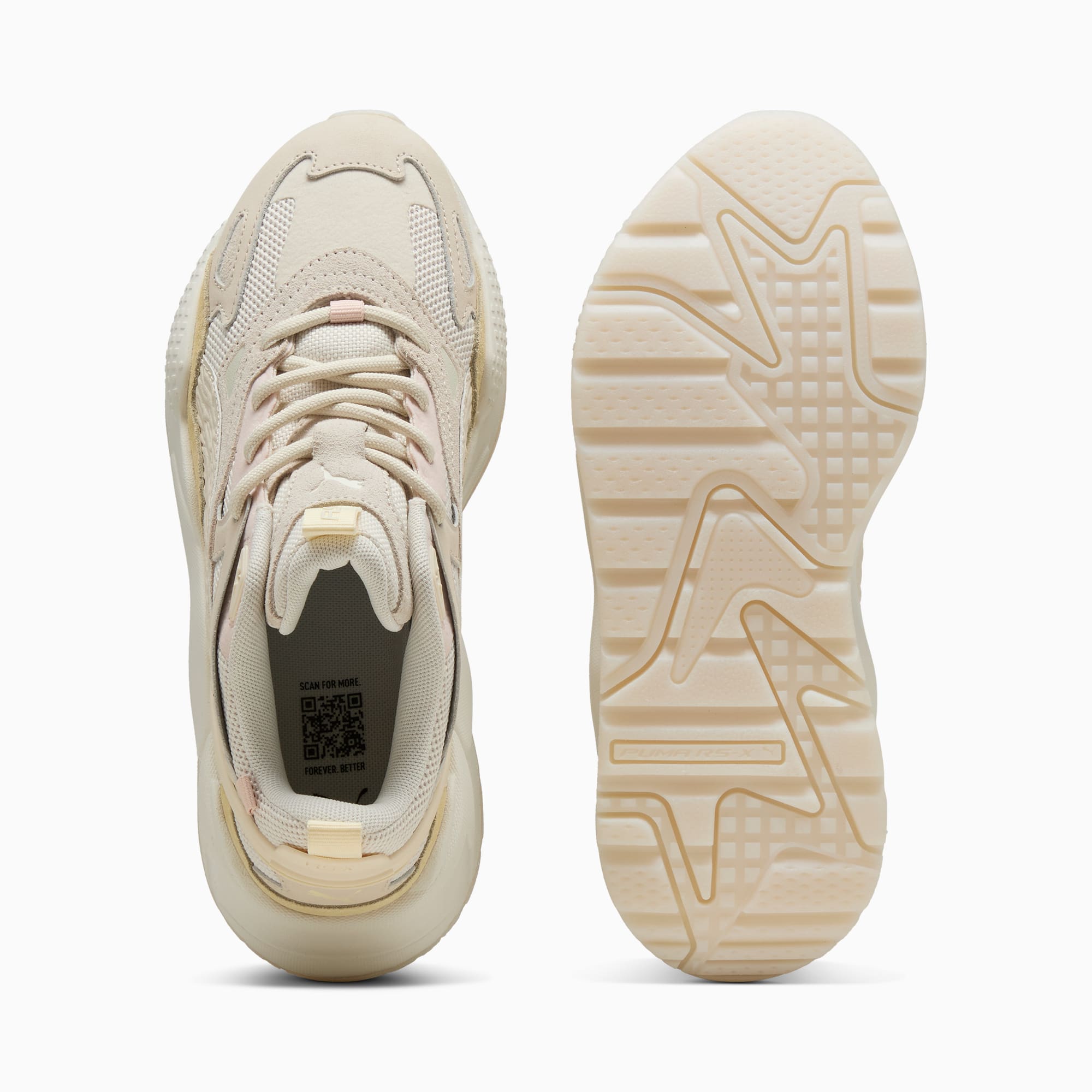 RS X Efekt Muted Animal Wns Alpine Snow Island Pink Creamy Vanilla PUMA RS Collection PUMA
