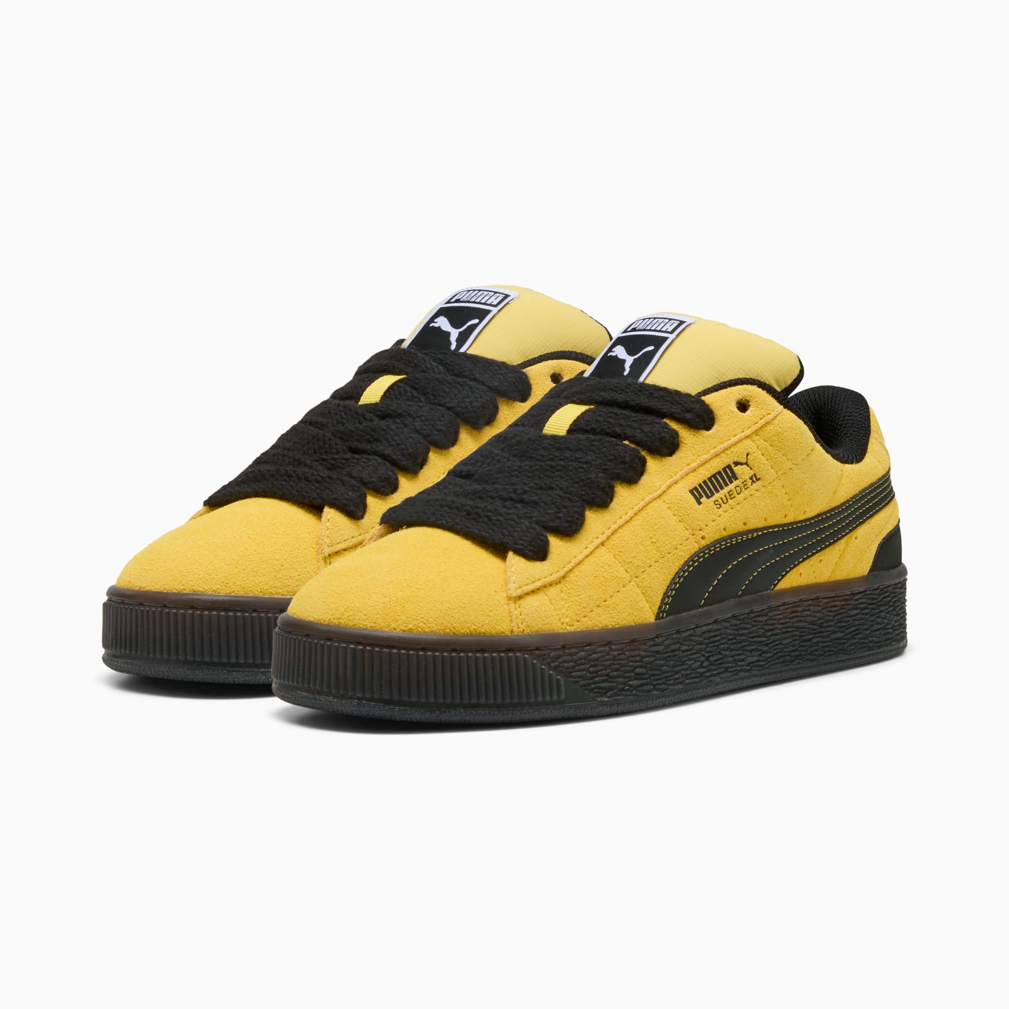 Suede XL SK8TE Wrld Sneakers, Sunny Yellow-PUMA Black, large