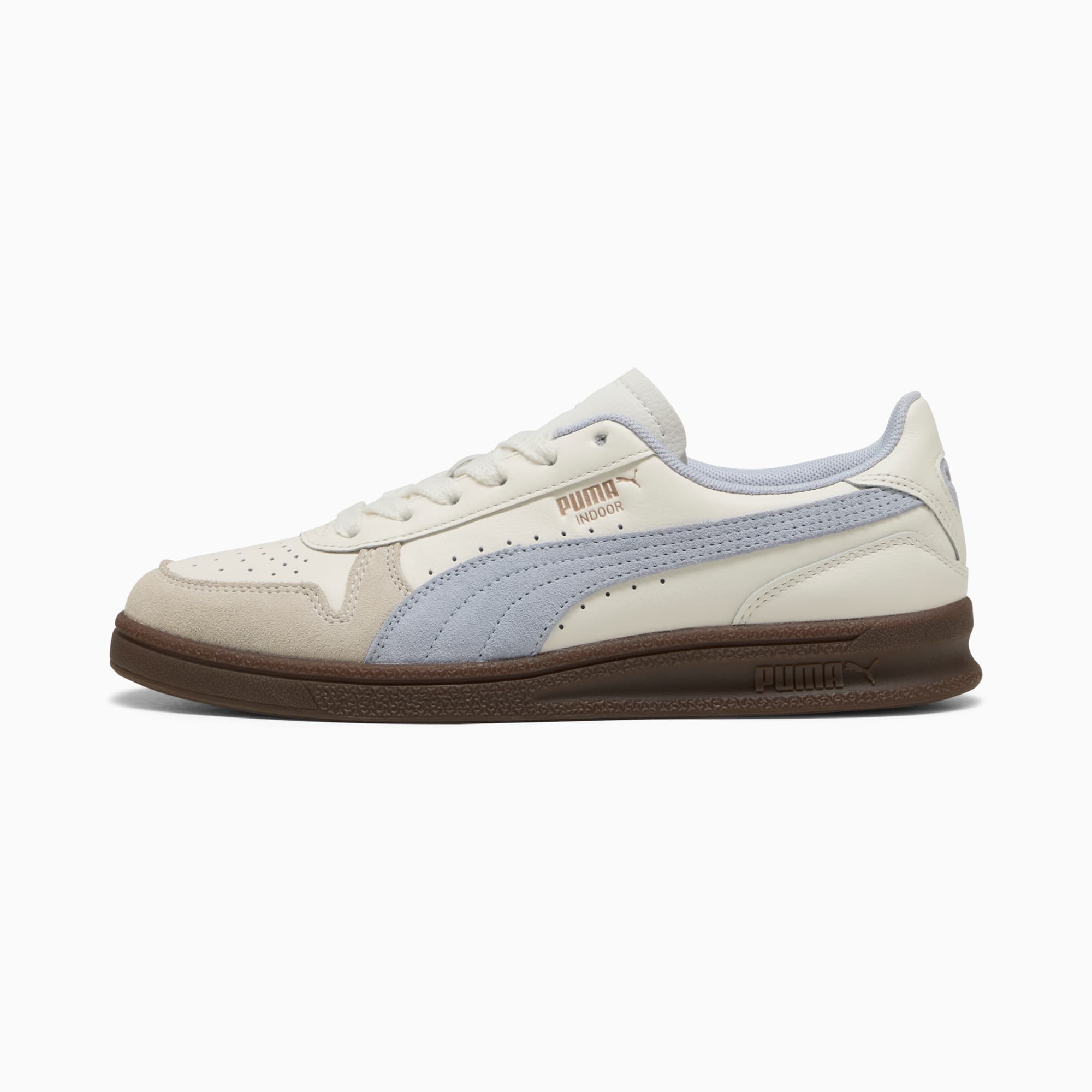 ◆PUMA◆ Indoor White Blue Myrtle Gum 40136006 401360-06 Indoor Sneakers Unisex | PUMA