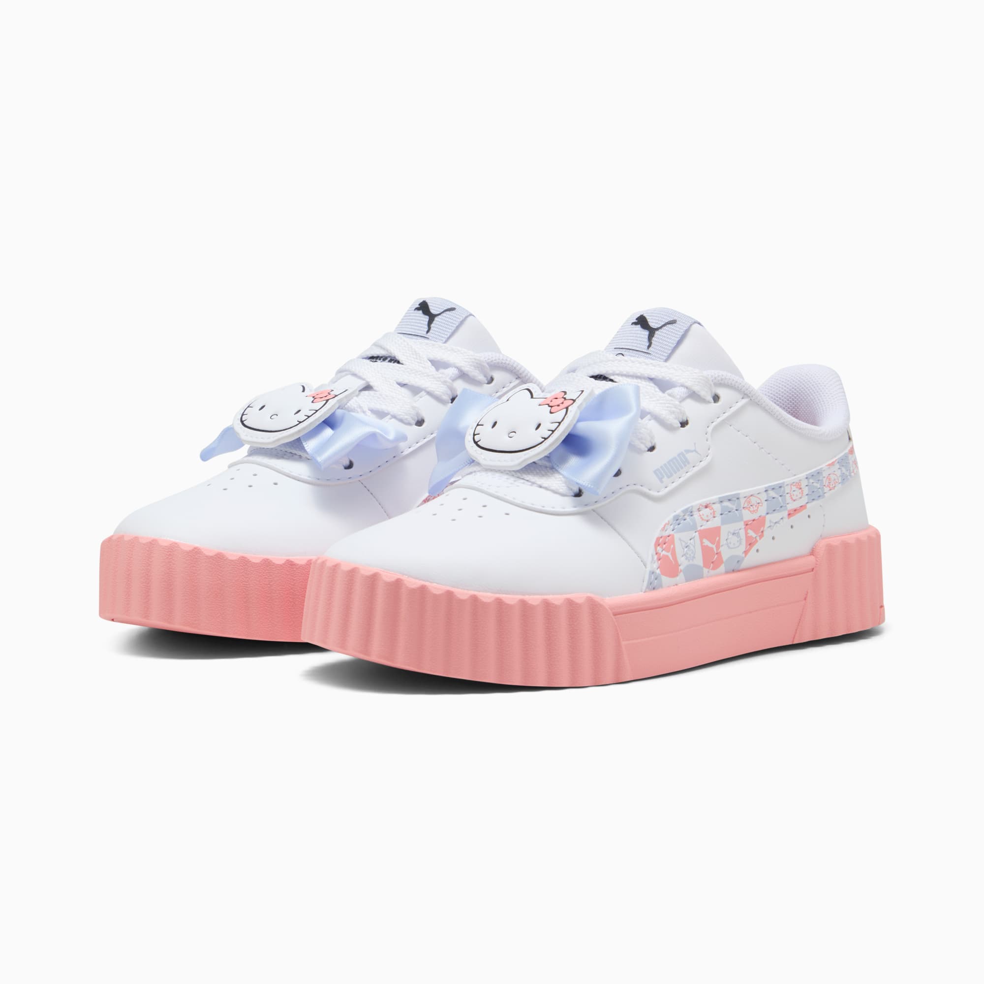 PUMA x HELLO KITTY AND FRIENDS Carina 3.0 sneakers voor kinderen, PUMA White-Pink Fruit-Cool Weather, large