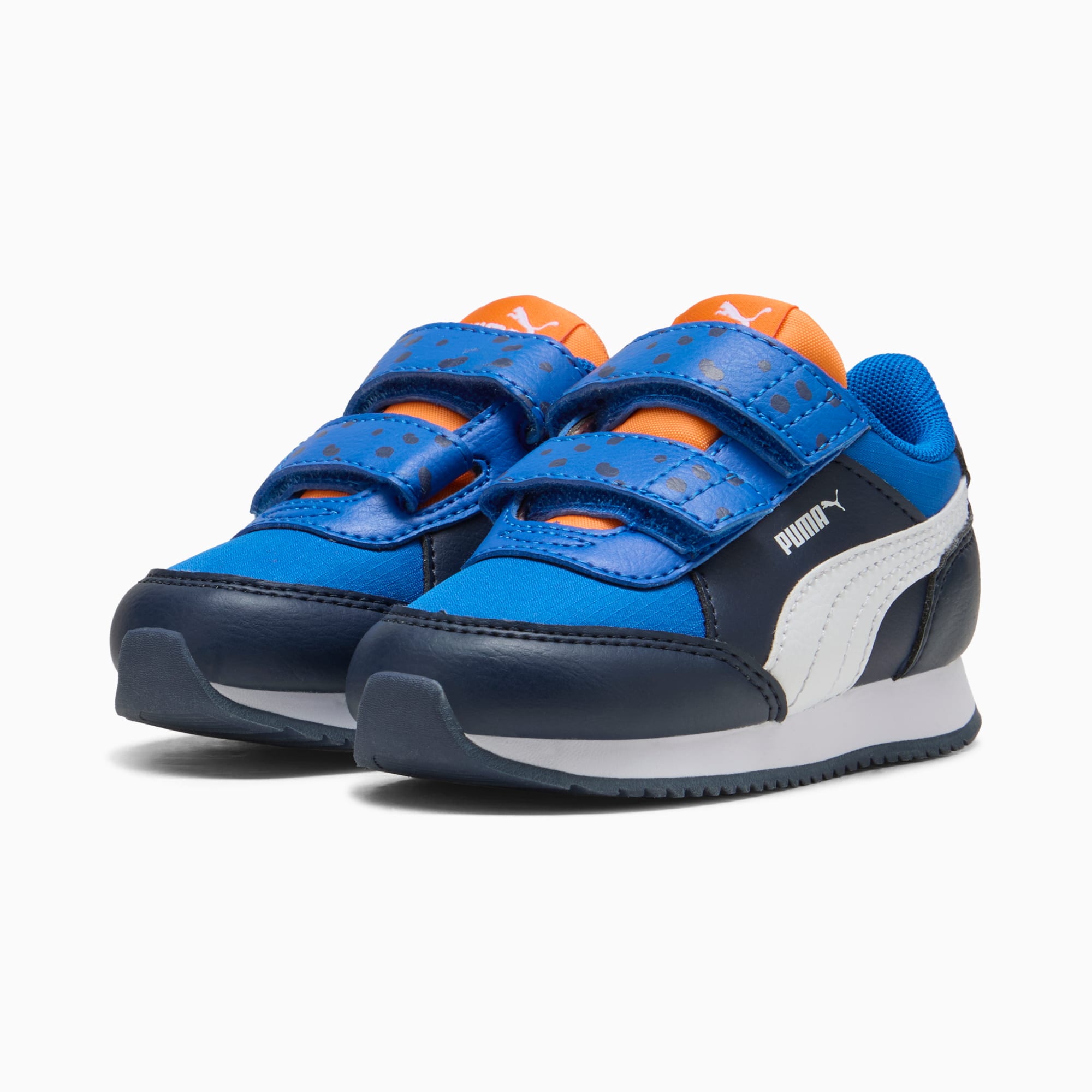Adaptor Match Sneakers Toddlers, PUMA Navy-PUMA White-PUMA Team Royal-Rickie Orange, large