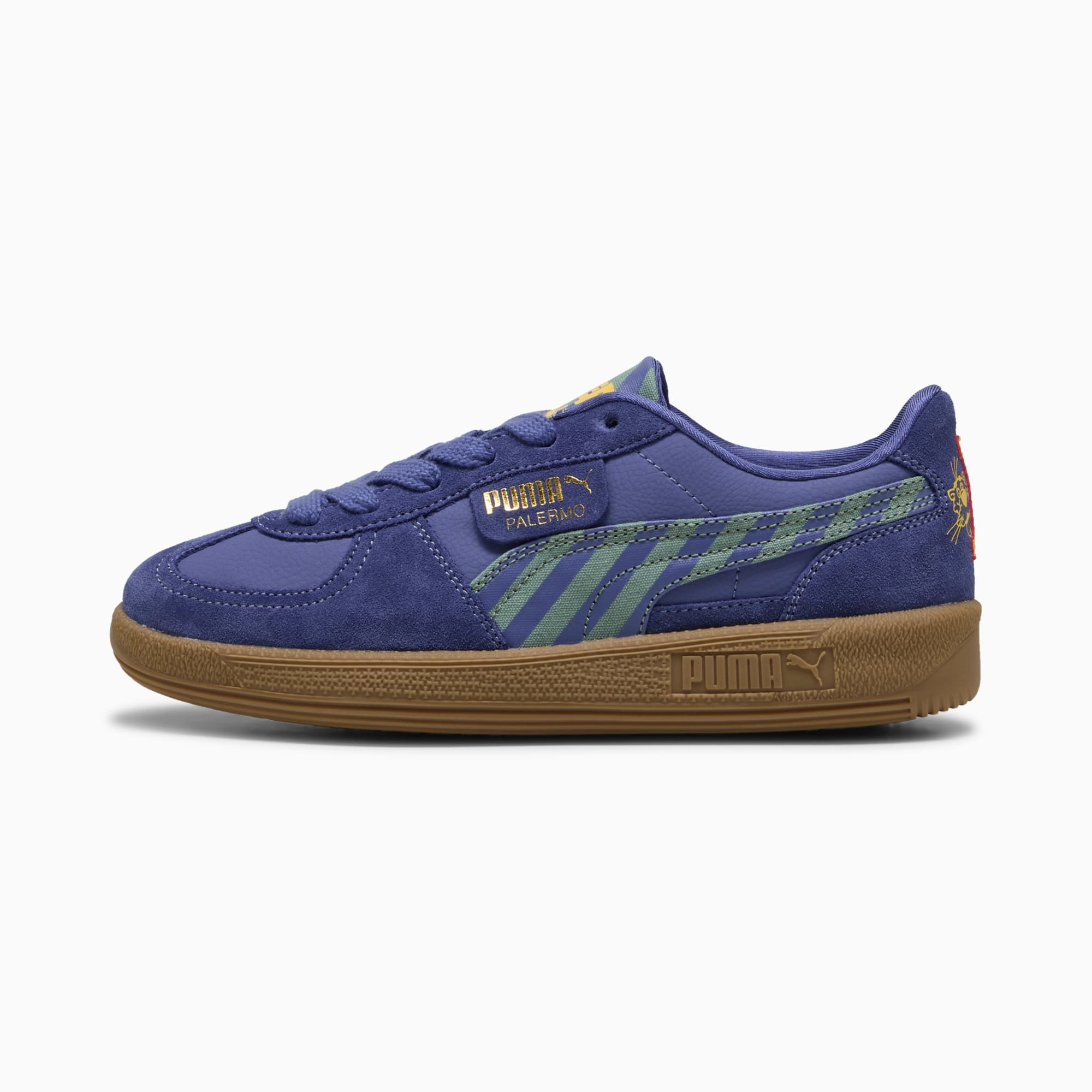 SUPER PUMA Palermo Sneakers Youth, Blue Crystal-Green Moon, large