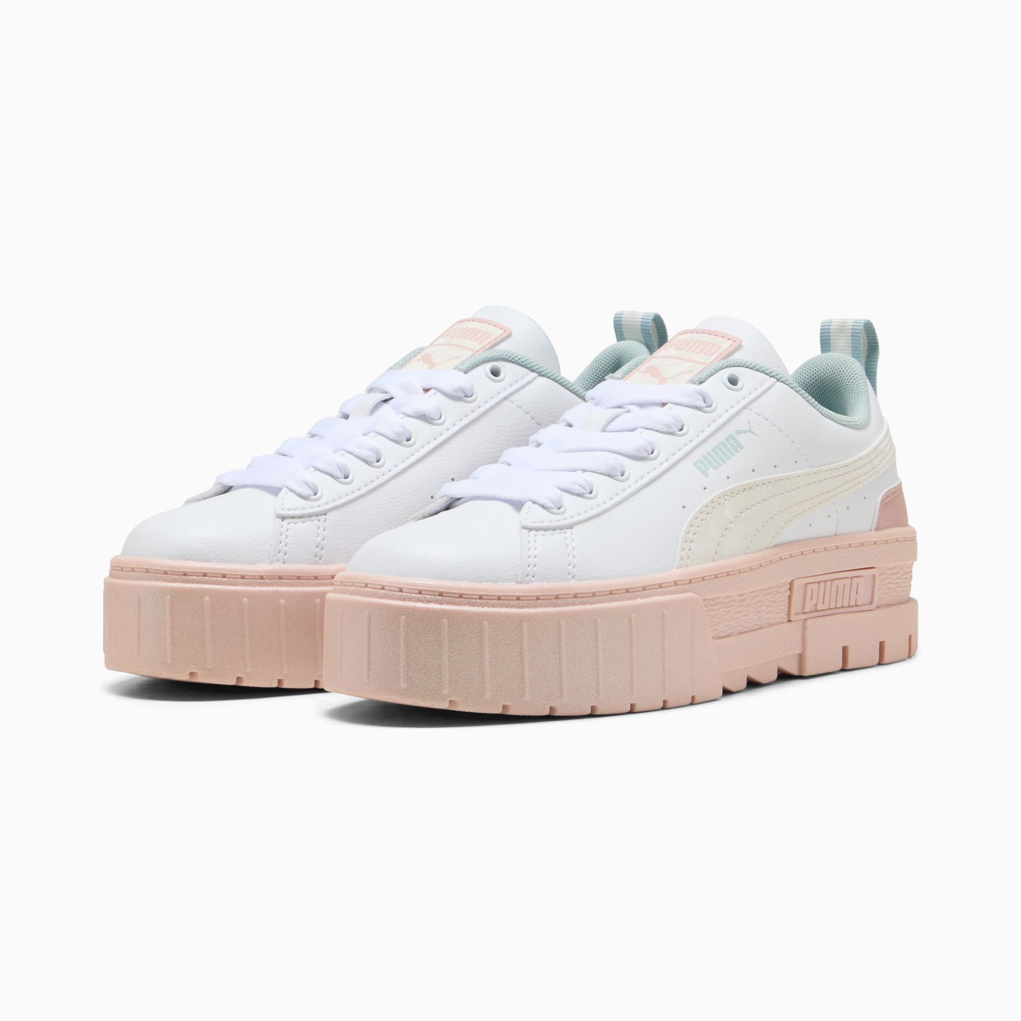 Mayze Water Creatures Sneakers Youth, PUMA White-Vapor Gray, large