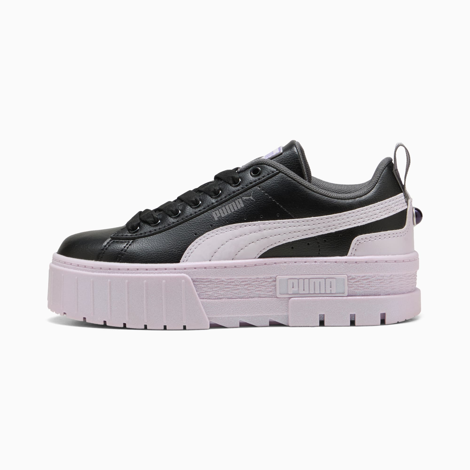 Mayze Water Creatures Sneakers Youth, PUMA Black-Lilac Frost, large