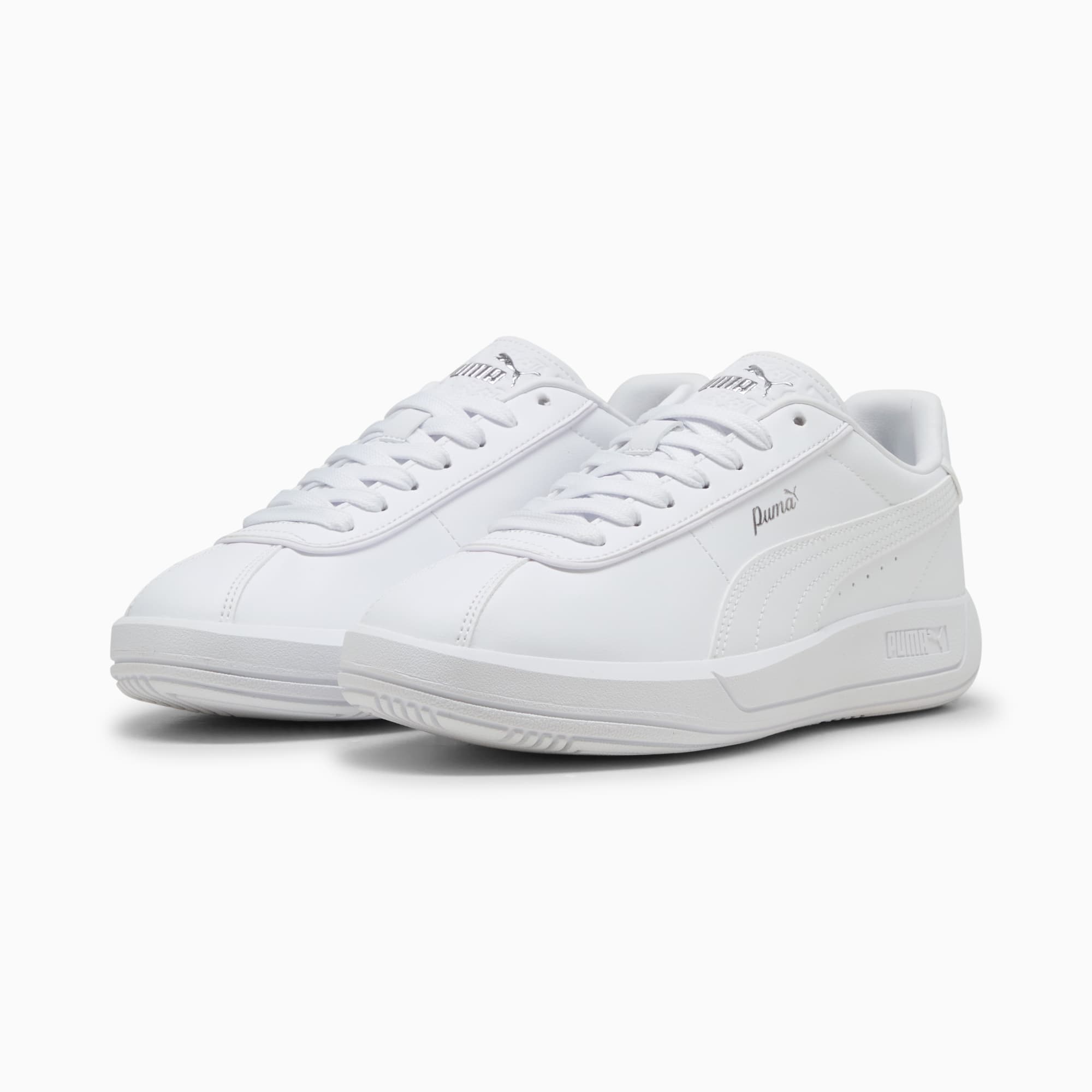 Puma Club Klassika SL Sneakers Women, PUMA White-PUMA White-PUMA Silver, large