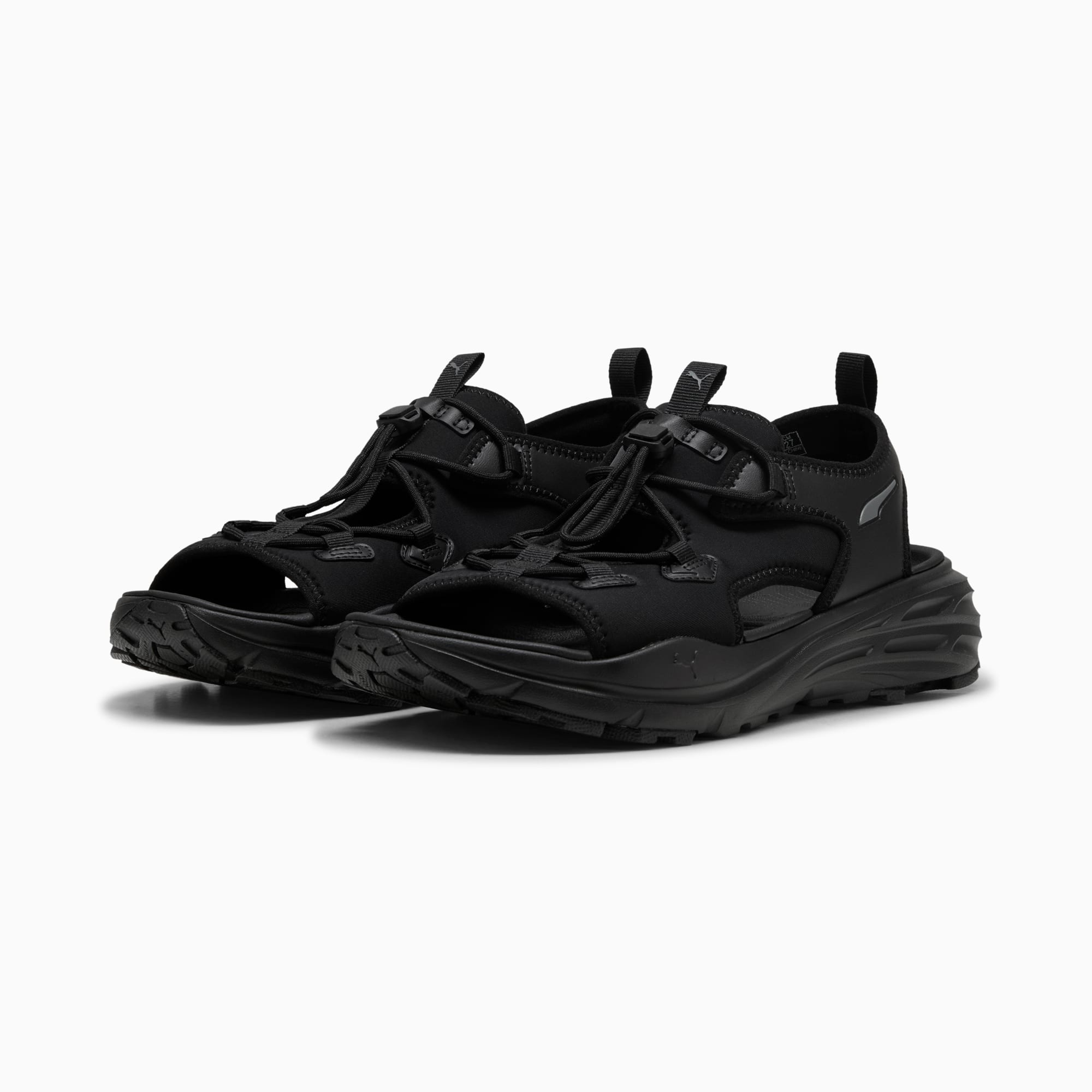 国内配送 PUMA HYPNOTIC SANDAL BLACK Hypnotic Sandals Unisex | PUMA Black-PUMA White | PUMA Shop