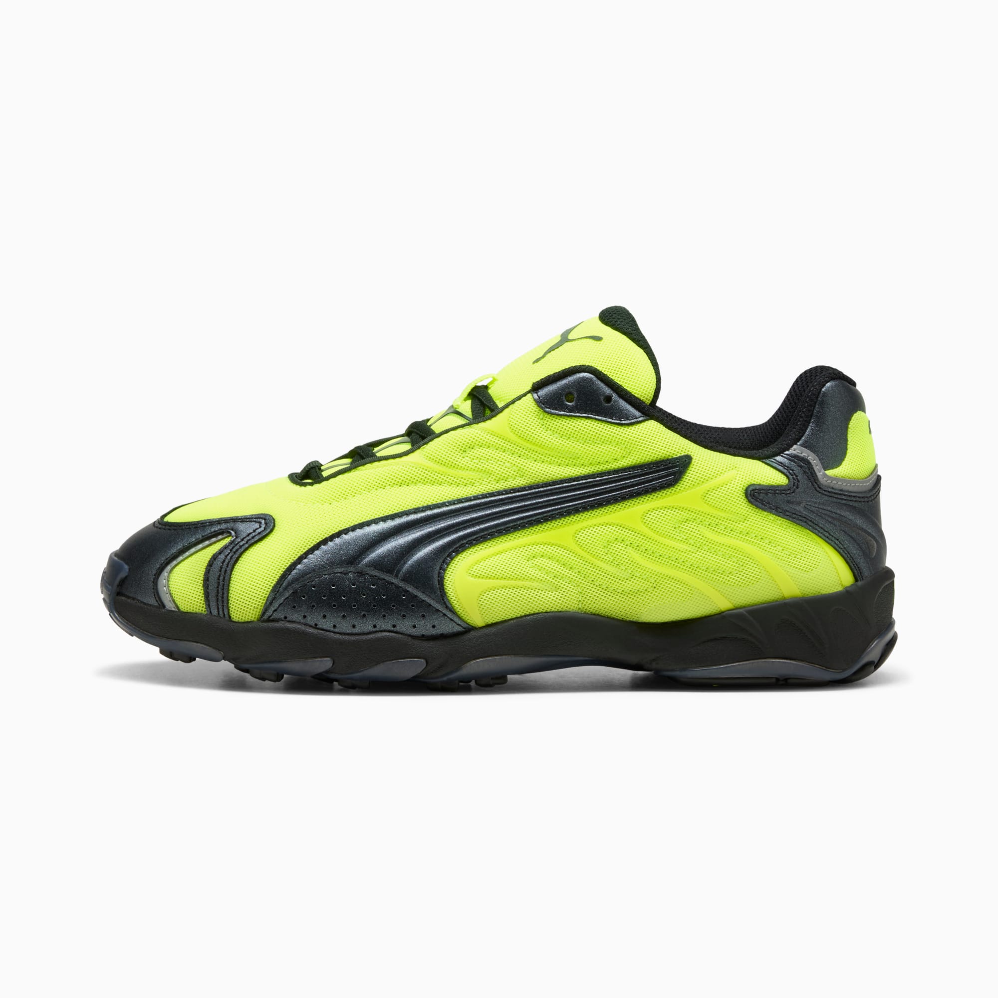 Inhale Metallic Sneakers Unisex, Yellow Alert-PUMA Black, large