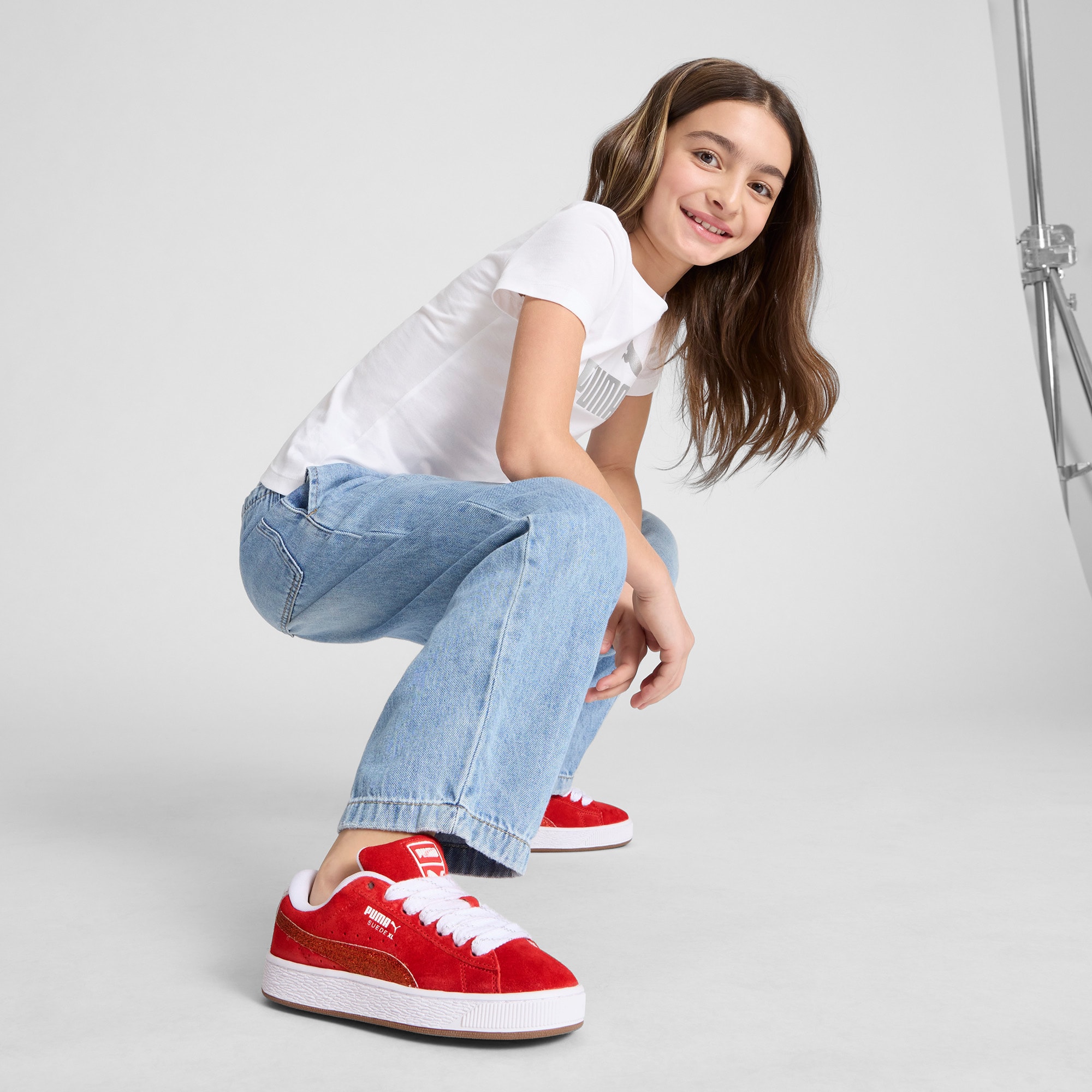 Suede XL Holiday Glitz Big Kids Sneakers PUMA
