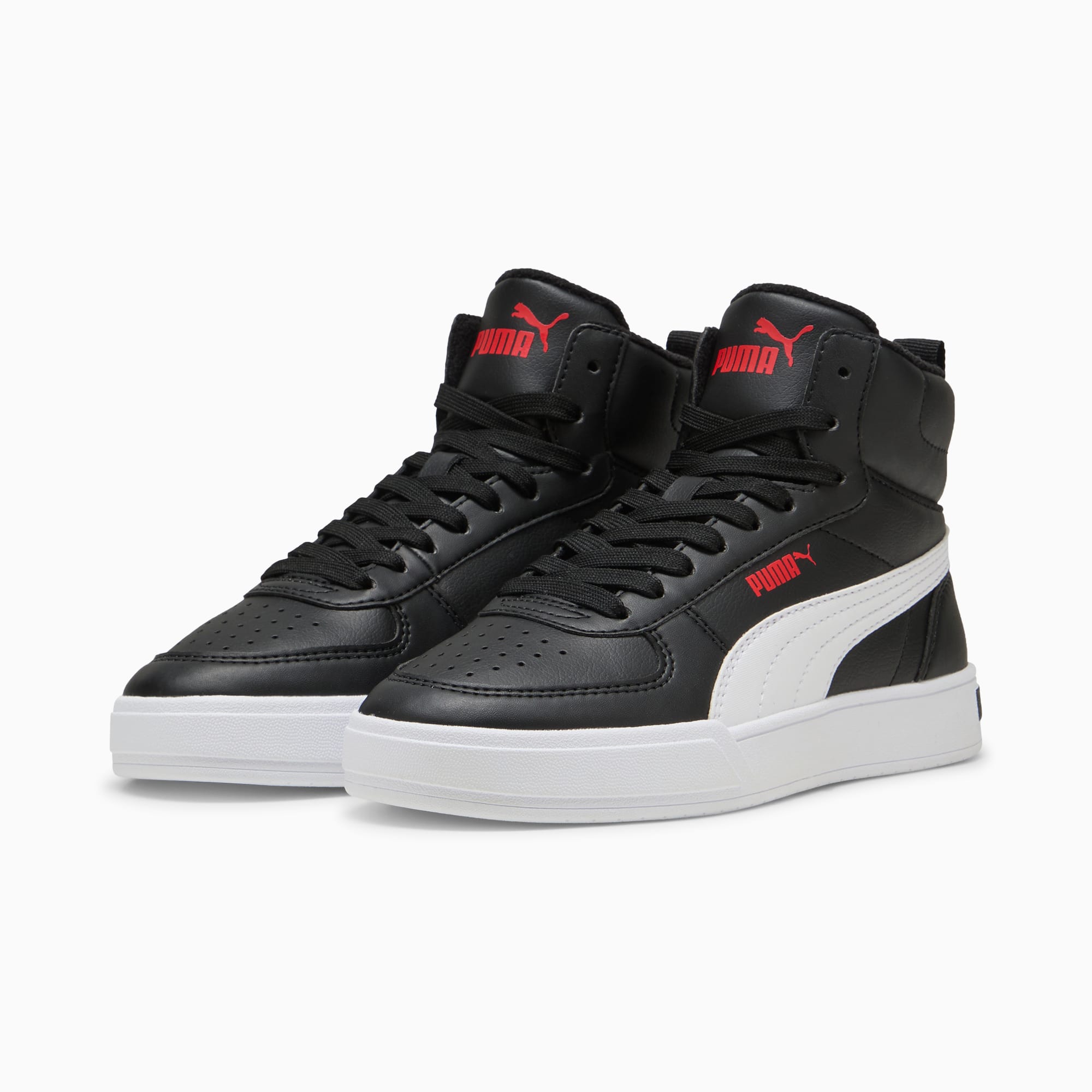 Sneakers Caven Mid per ragazzi, PUMA Black-PUMA White, large
