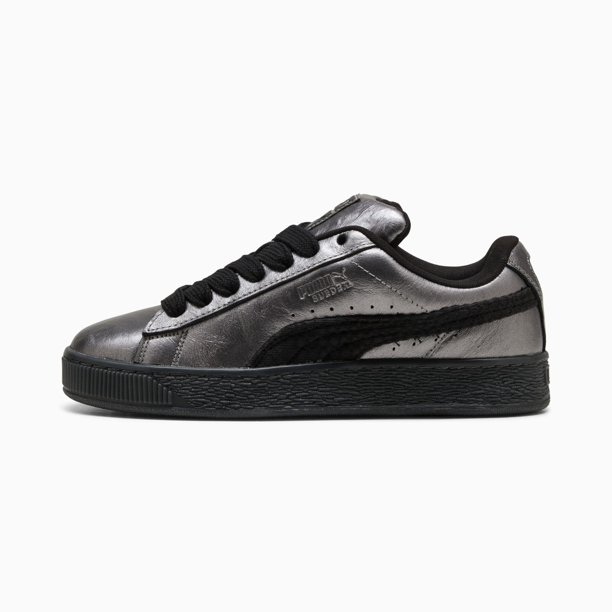 Suede XL Galactic Sneakers, PUMA Black-Puma Aged Silver, large