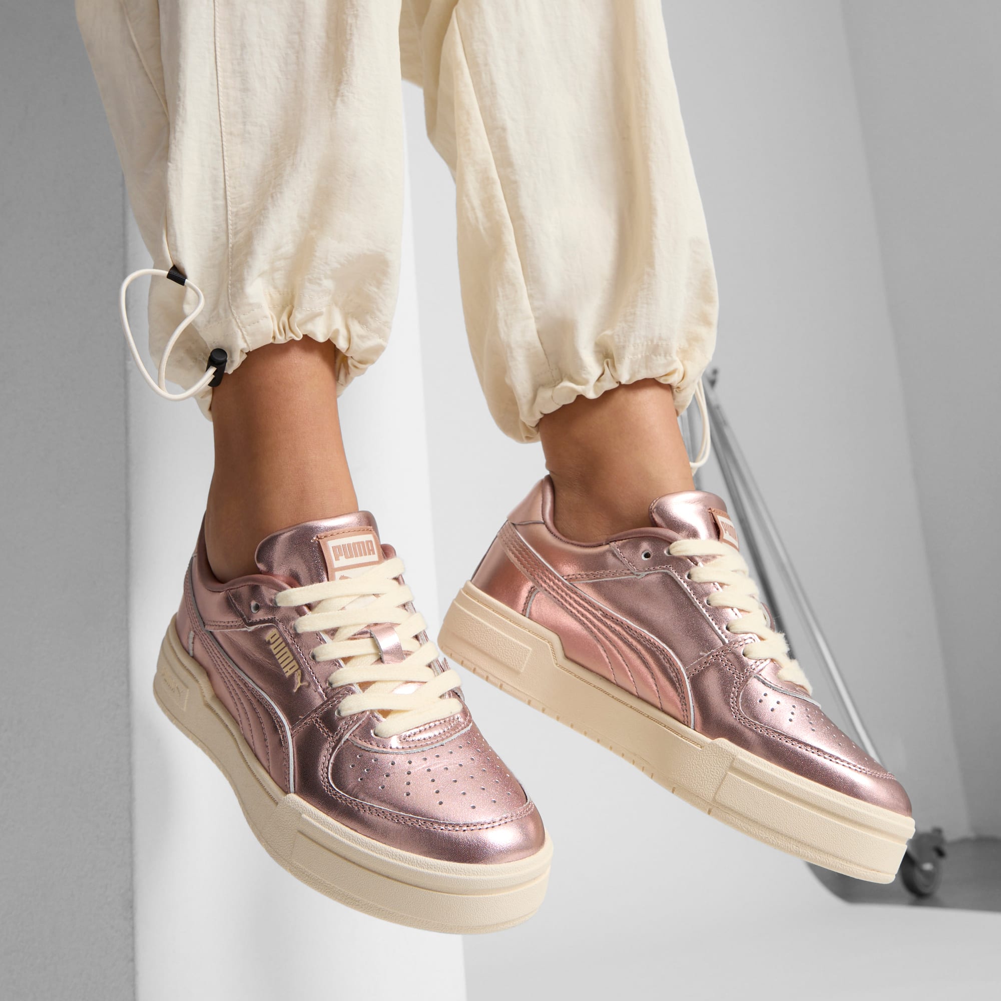 Puma ladies basket platform luxe sneakers sale