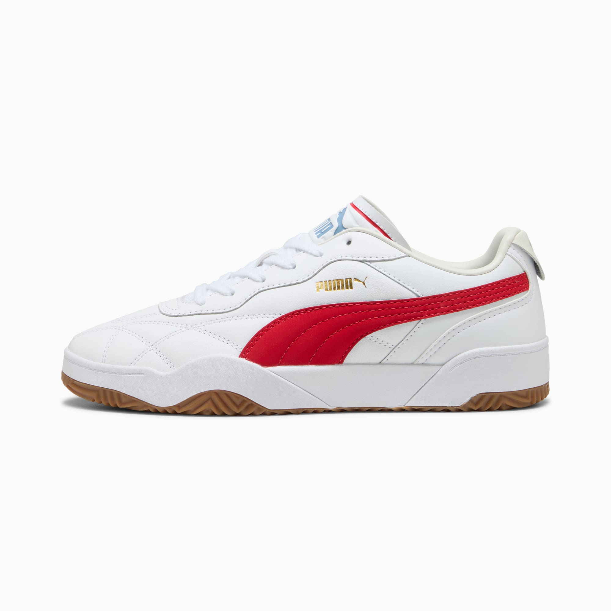 Tifosi Lux Sneakers, PUMA White-For All Time Red, large