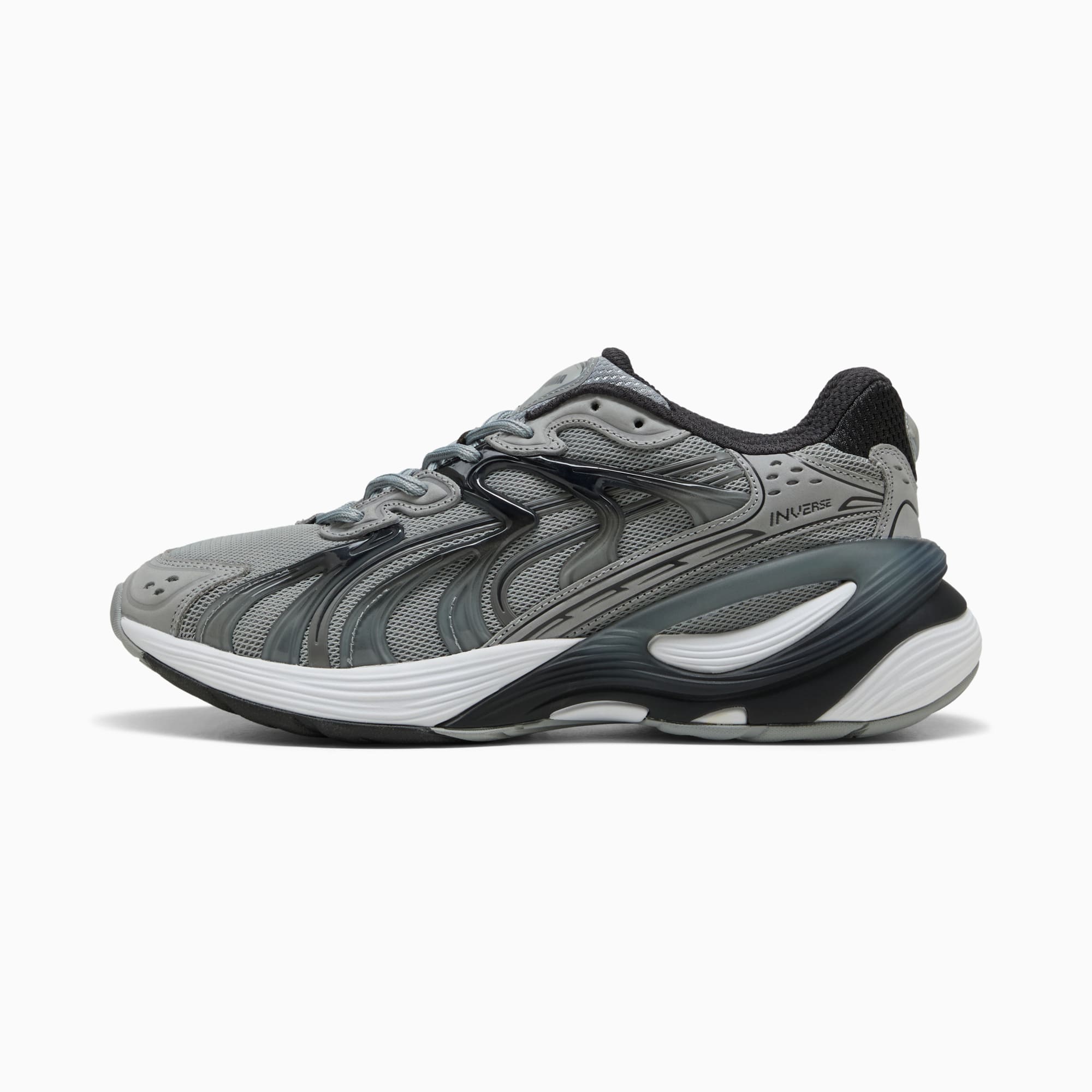 Inverse Shades Of Sneakers Unisex, Platinum Gray-Flat Dark Gray-PUMA White, large