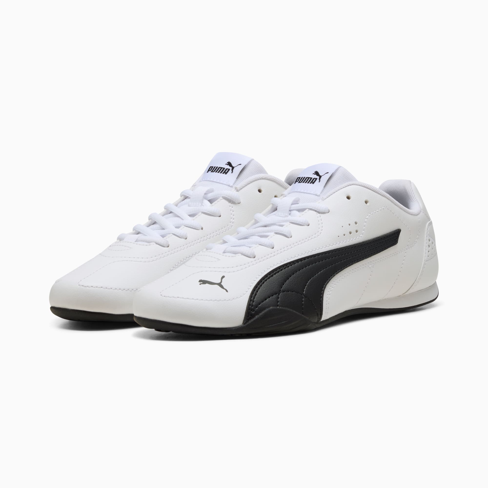 Catch Sneakers Unisex, PUMA White-PUMA Black, large